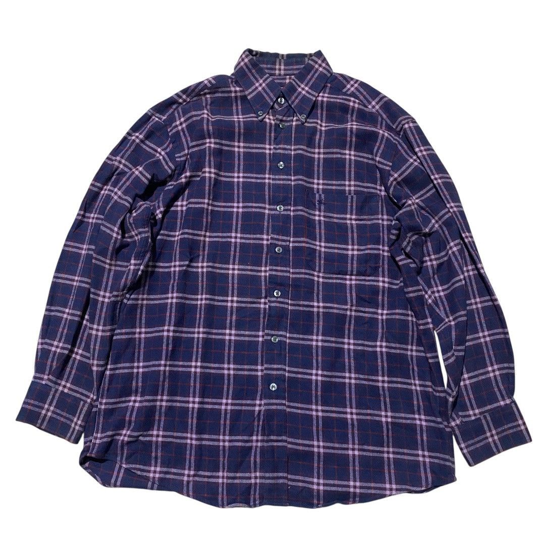 Burberry Burberry london check plaid flannel shirt Size US L / EU 52-54 / 3 - 1 Thumbnail