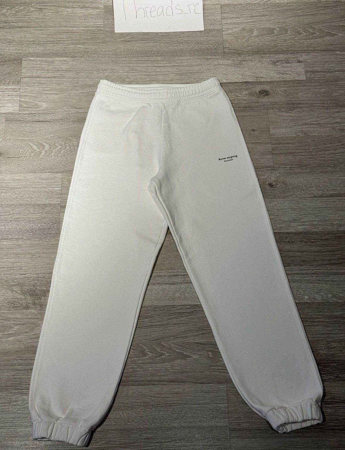 Acne Studios Acne Studios Logo Fleece Track Pants Size 26" / US 2 / IT 38 - 2 Thumbnail