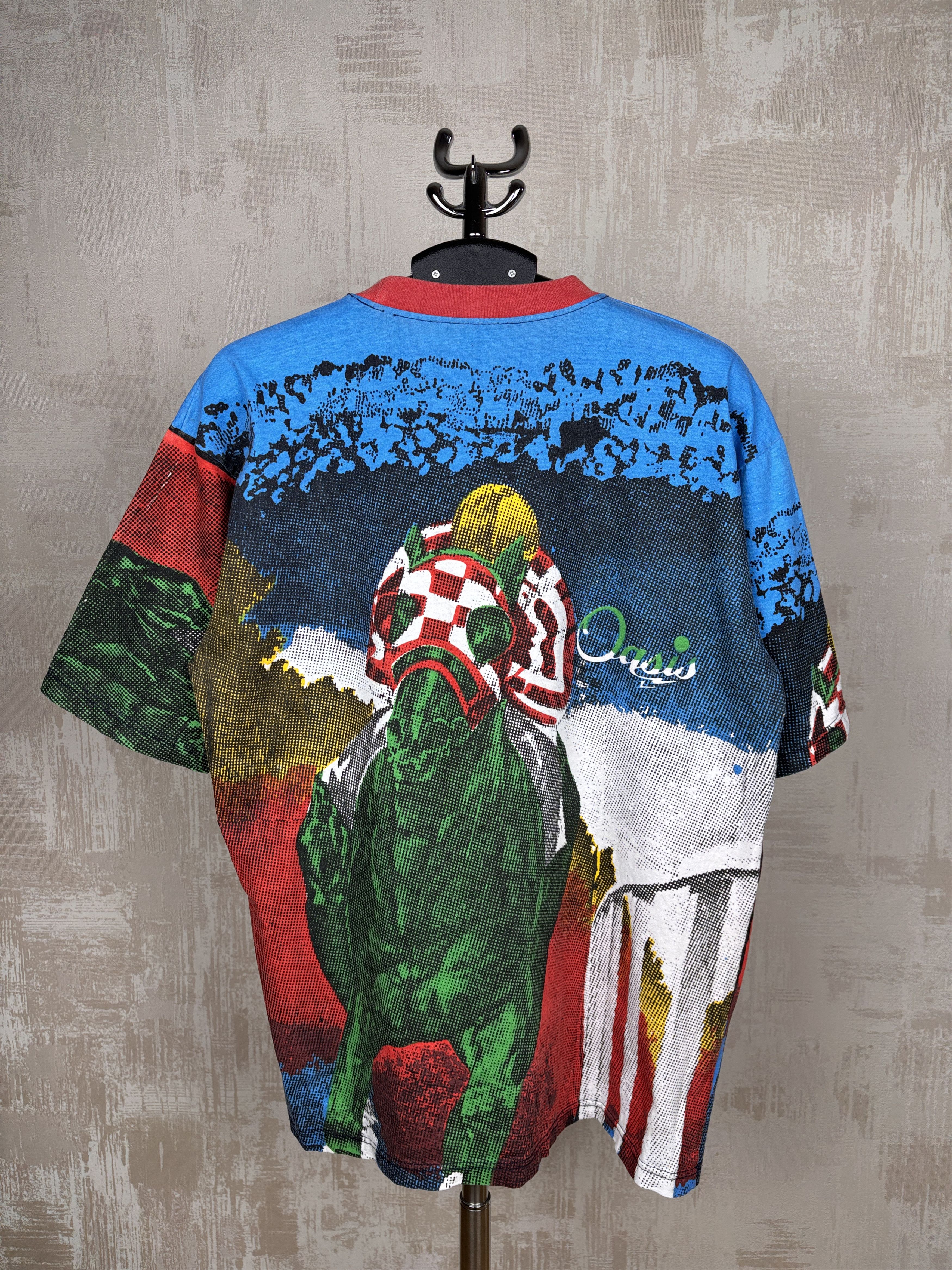 Vintage 90's Horse Riders Racing Oasis Vintage T-shirt Size US XL / EU 56 / 4 - 11 Thumbnail