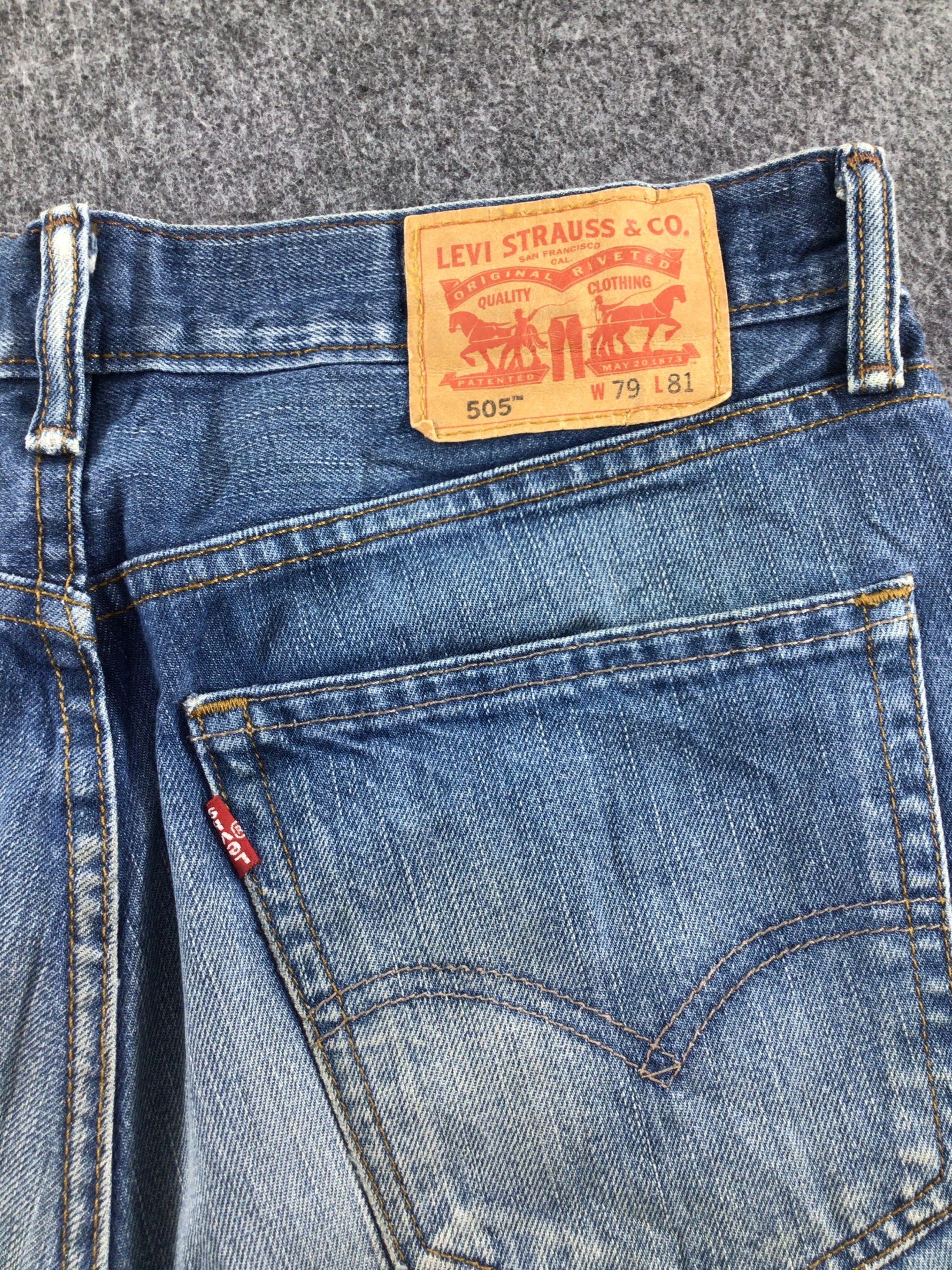 Levi's × Vintage Levis 505 Jeans-JM099 Size US 33 - 7 Thumbnail