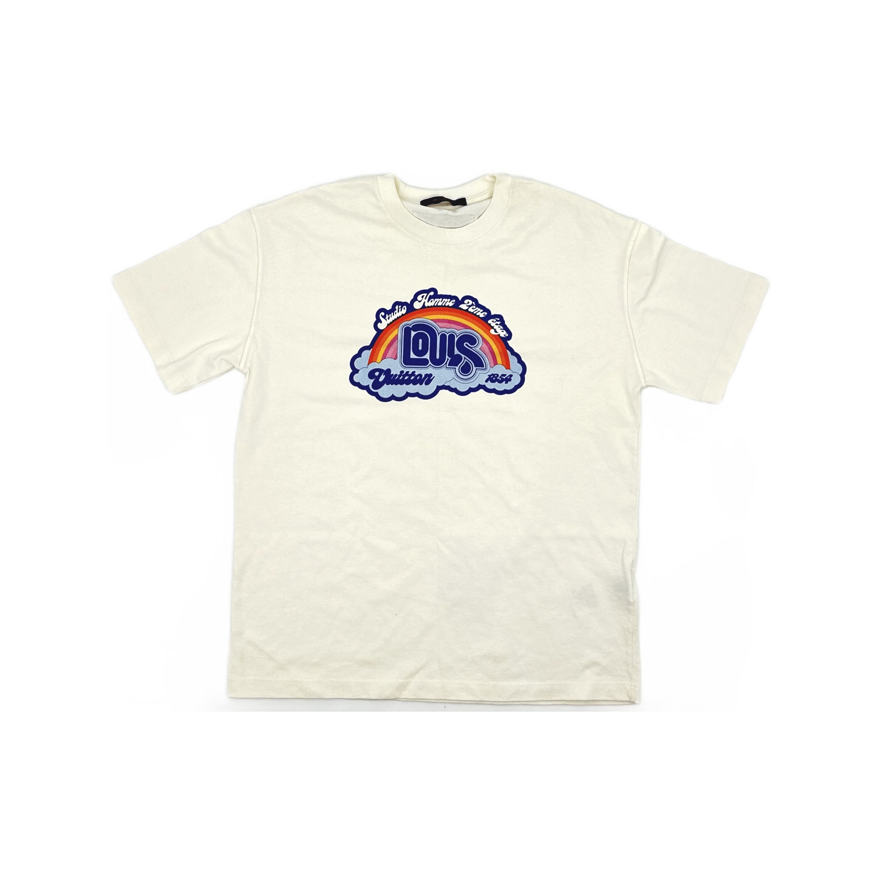 Louis Vuitton Louis Vuitton Rainbow Graphic T-Shirt White Size L Size US L / EU 52-54 / 3 - 1 Thumbnail
