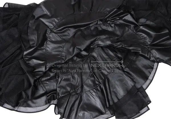 Comme des Garcons Comme Des Garcons size XS Black Vintage Wave Design Skirt Size 23" - 8 Thumbnail