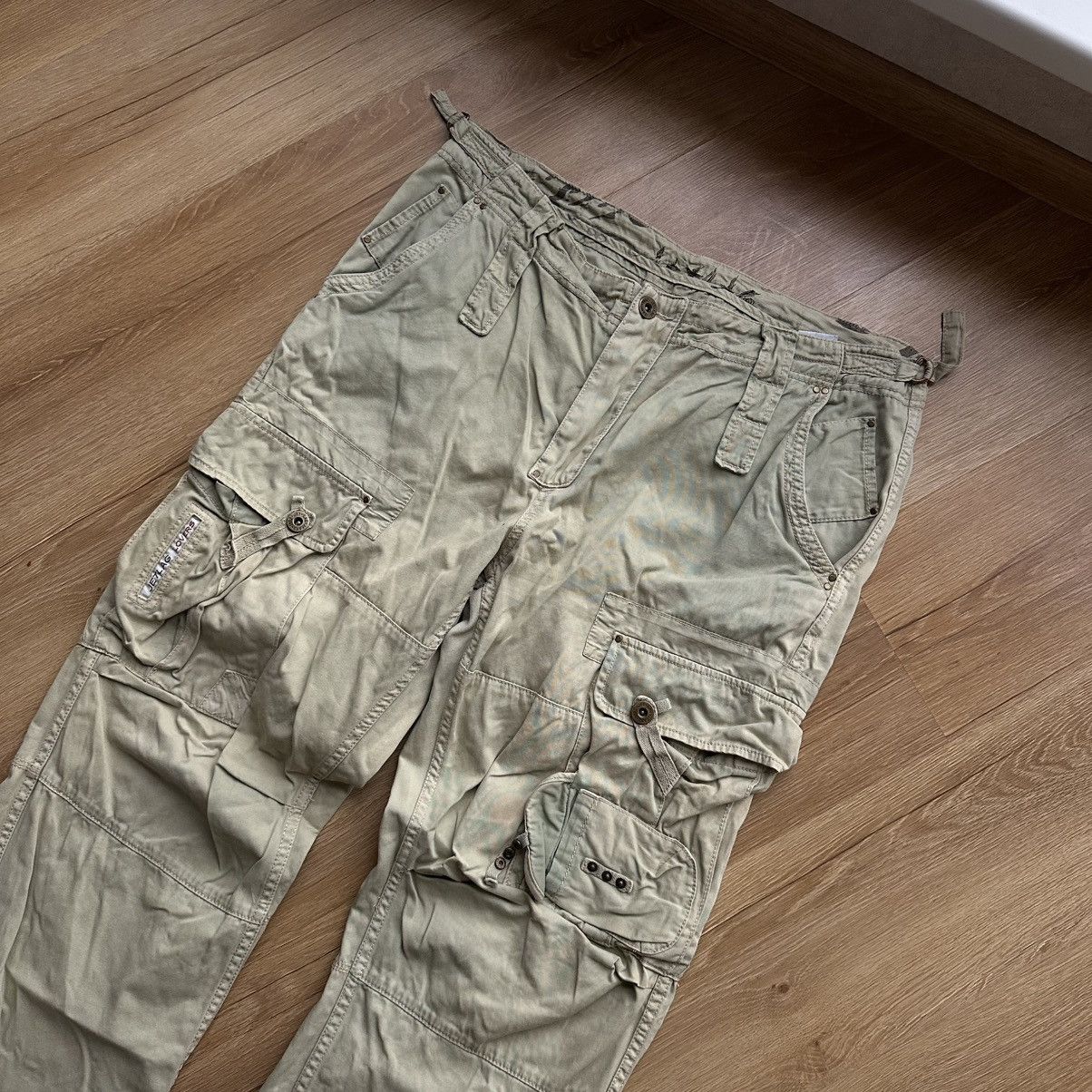 Jet Lag Vintage Baggy Oversized “JET LAG”Multi-Pocket Cargo Pants Size US 38 / EU 54 - 2 Thumbnail
