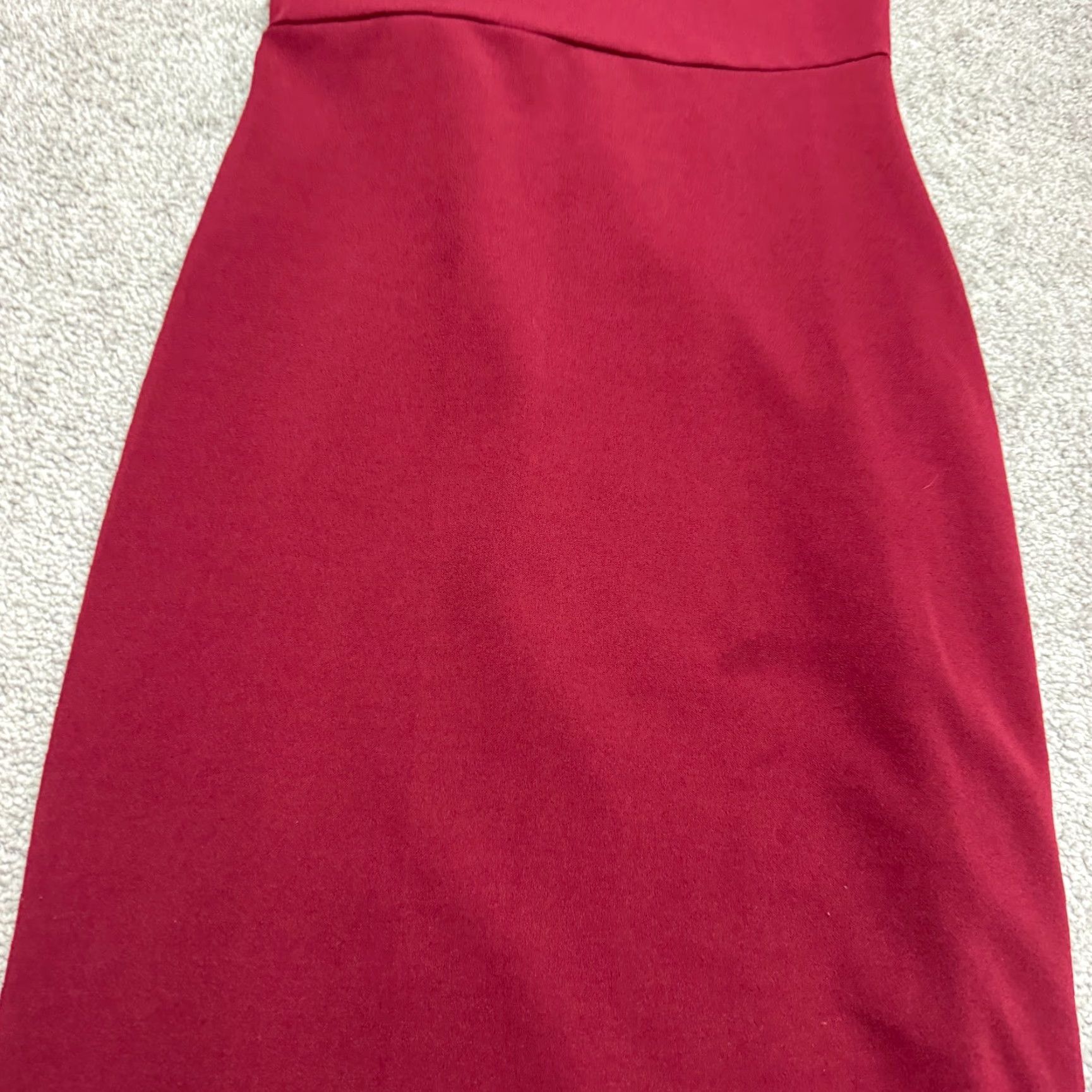Twisted X Love...Ady Dress Halter Midi Wrap Red Sleeveless Twisted Front Women's M Burgundy Red Size M / US 6-8 / IT 42-44 - 7 Thumbnail