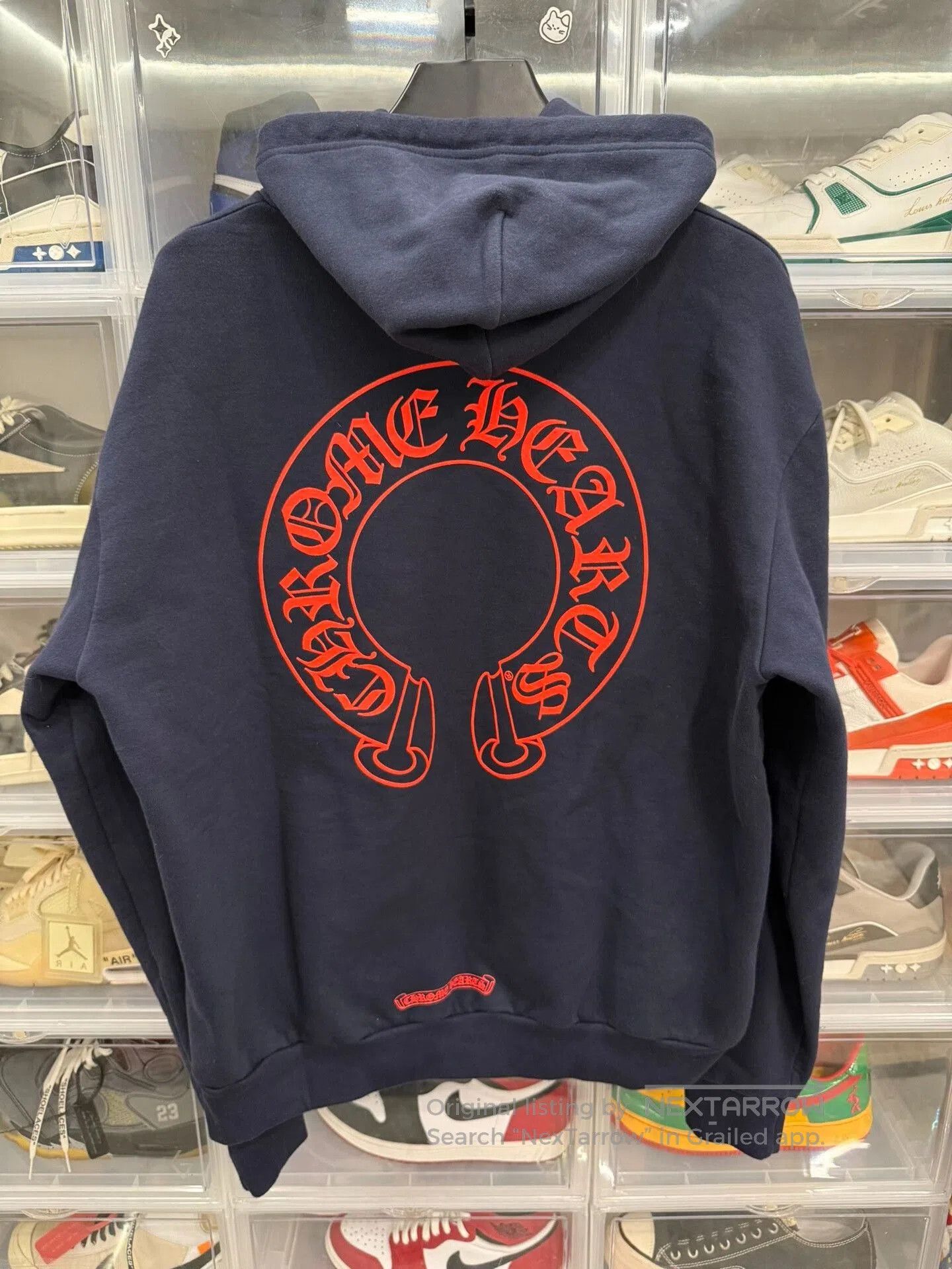 Chrome Hearts Chrome Hearts Navy Vine Pattern Hoodie. Size US M / EU 48-50 / 2 - 3 Thumbnail