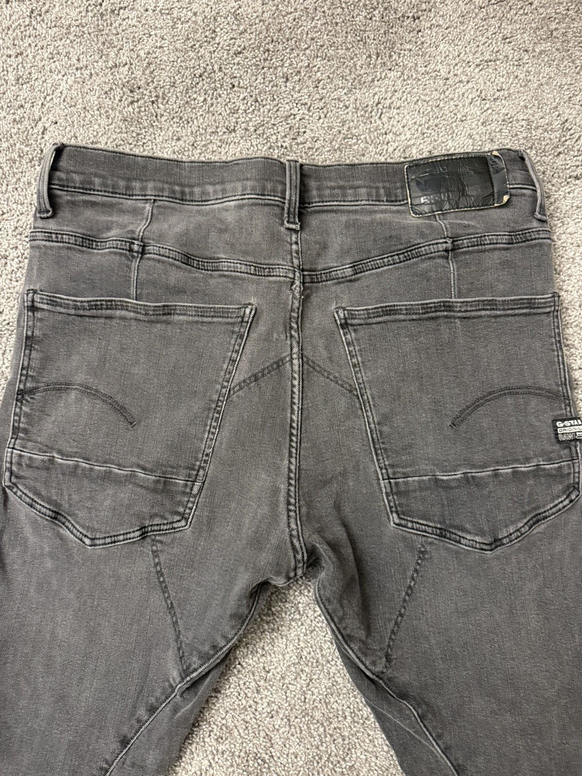 G-Star Kairori 3D Charcoal Slim Jeans Size US 32 / EU 48 - 8 Thumbnail