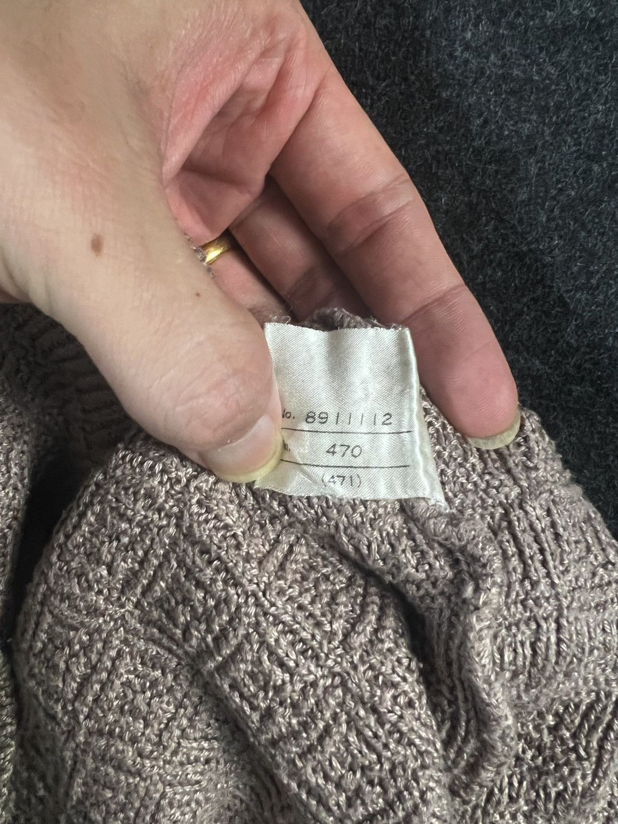 Vintage Paco Rabanne Size lll Vintage Waffle Jumper Rare Size US XL / EU 56 / 4 - 4 Thumbnail