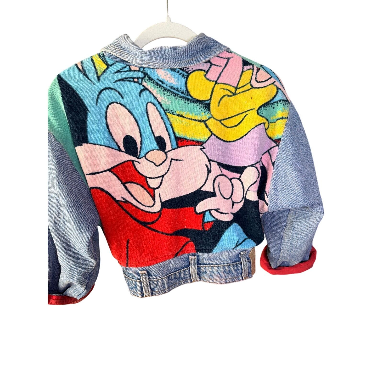 Too Cute Guetta Bros. 0260 Vtg 90s Too Cute Hollywood Tiny Toons Denim Jacket Size XS / US 0-2 / IT 36-38 - 1 Thumbnail