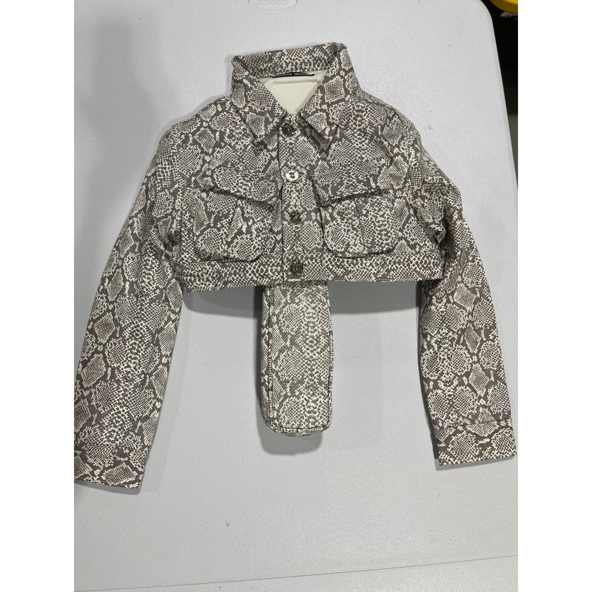 Seventh Heaven NEW SEVENTH HEAVEN WOMENS CROSS SNAKE JACKET XS Size XS / US 0-2 / IT 36-38 - 9 Thumbnail
