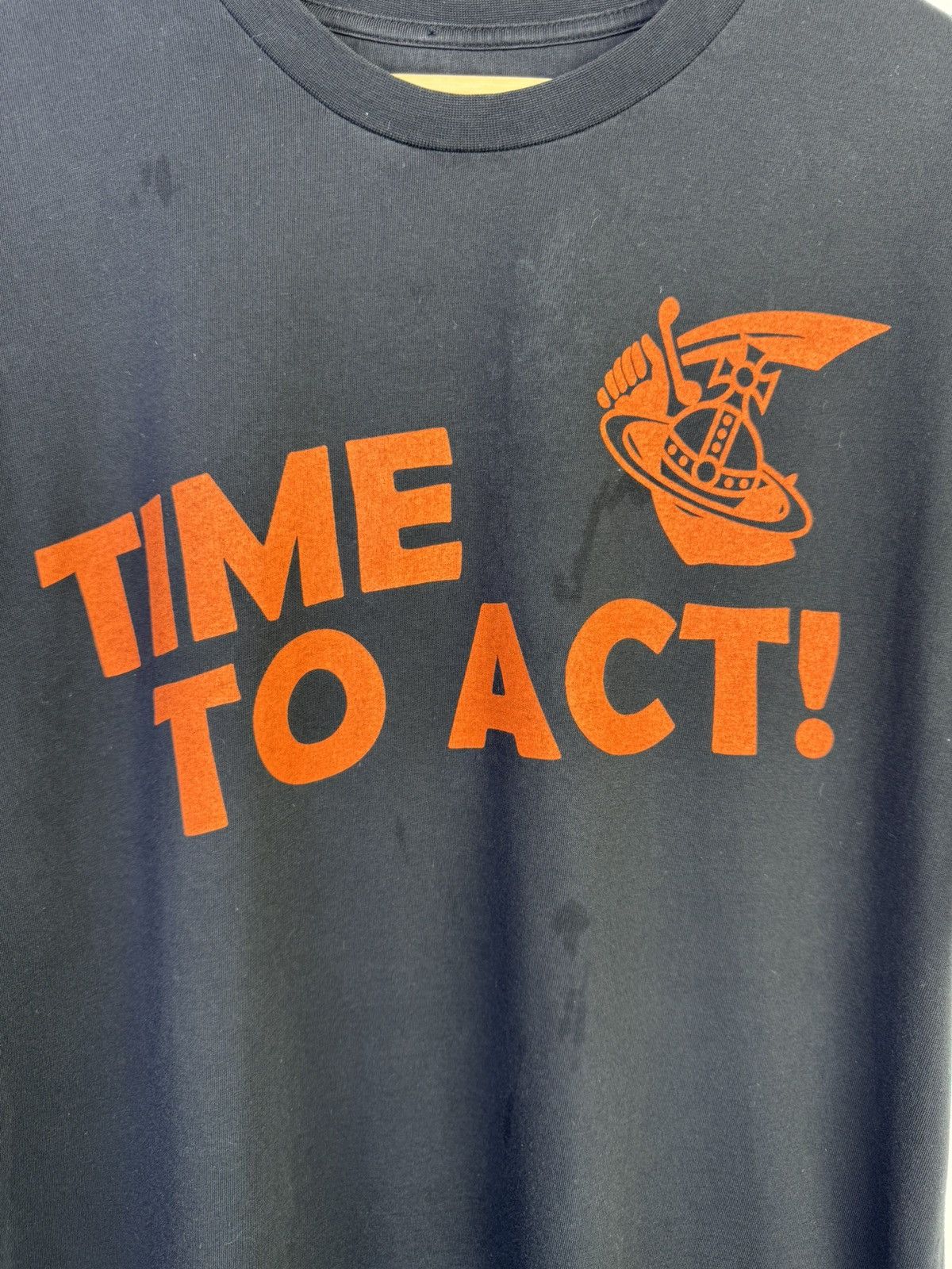 Vivienne Westwood Vivienne Westwood "Time to Act!" t-shirt Size US M / EU 48-50 / 2 - 4 Thumbnail