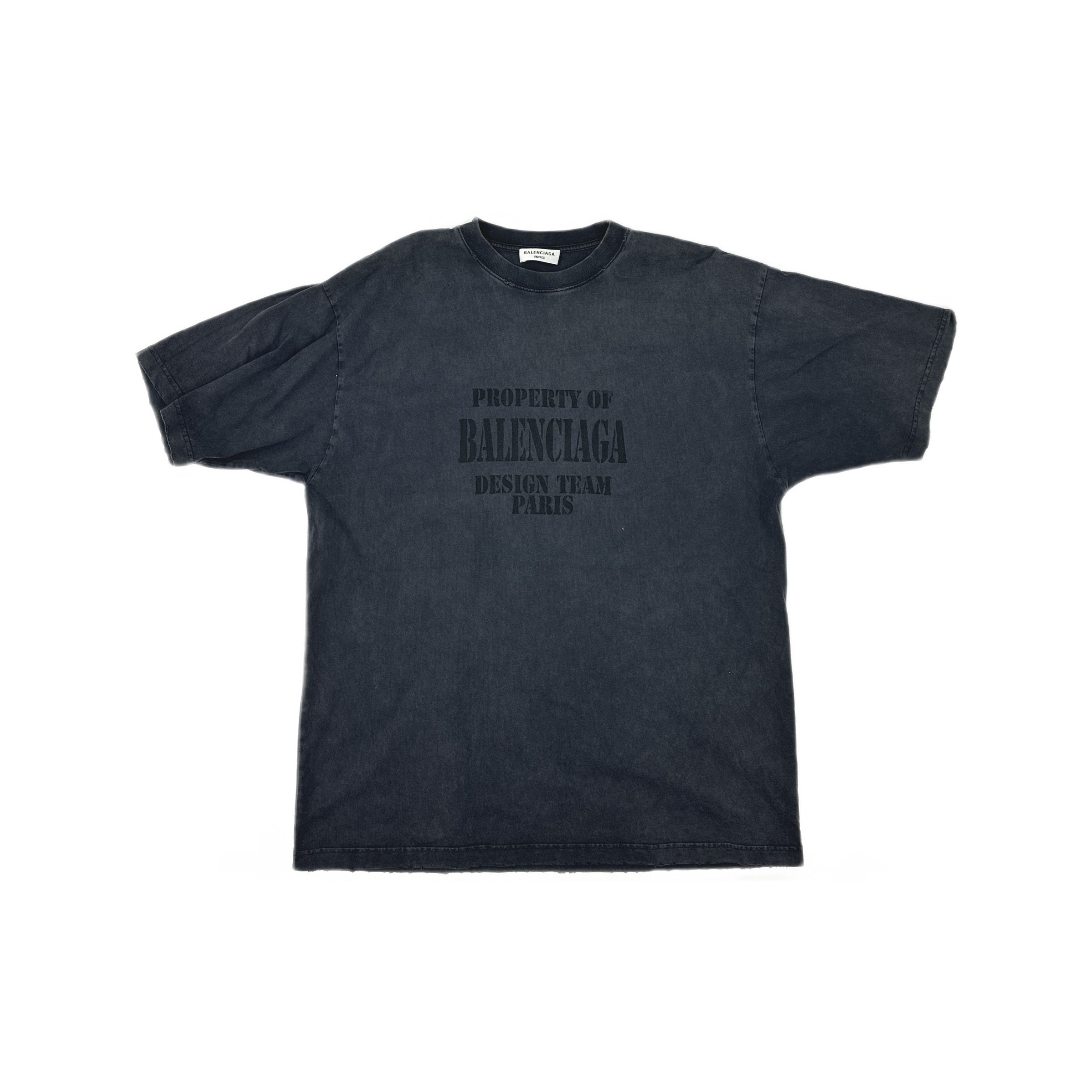 Balenciaga Balenciaga Property Of Logo T-Shirt Size M Size US M / EU 48-50 / 2 - 1 Thumbnail