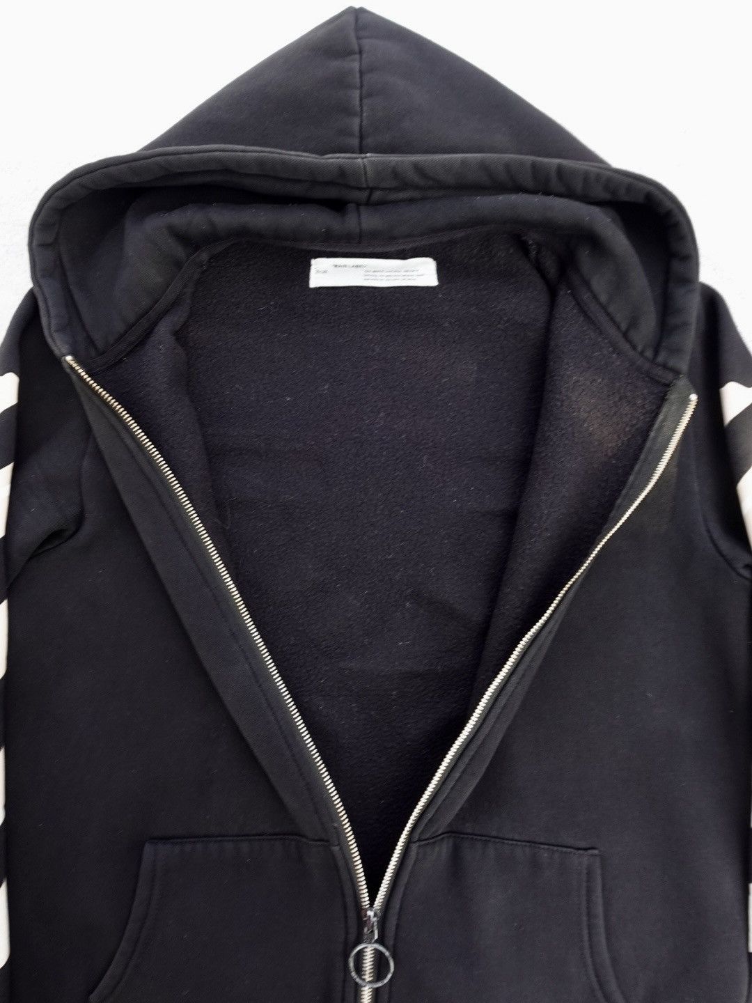 Off-White OFF-WHITE Gold Tape Arrow Zip Hoodie ⚫️✨ Size US M / EU 48-50 / 2 - 6 Thumbnail