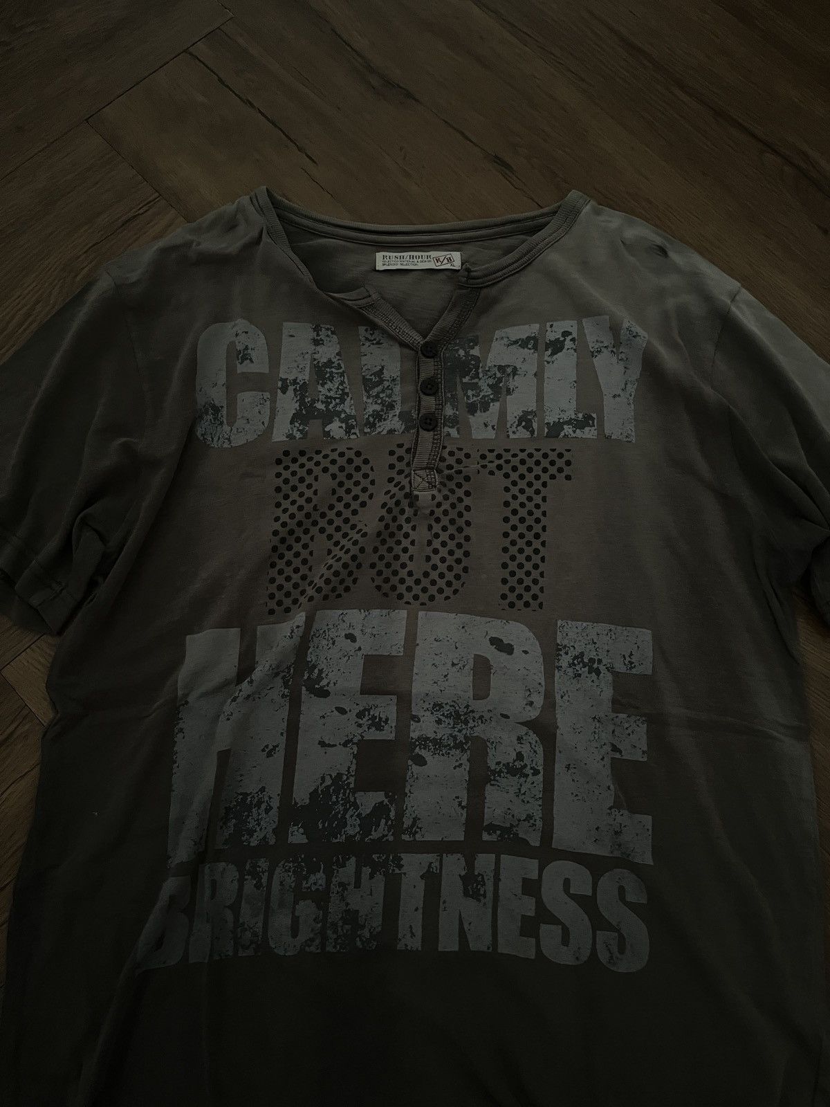 PPFM Y2K Distressed Washed Graphic Tee • Rush HouseM Style Size US XL / EU 56 / 4 - 2 Thumbnail