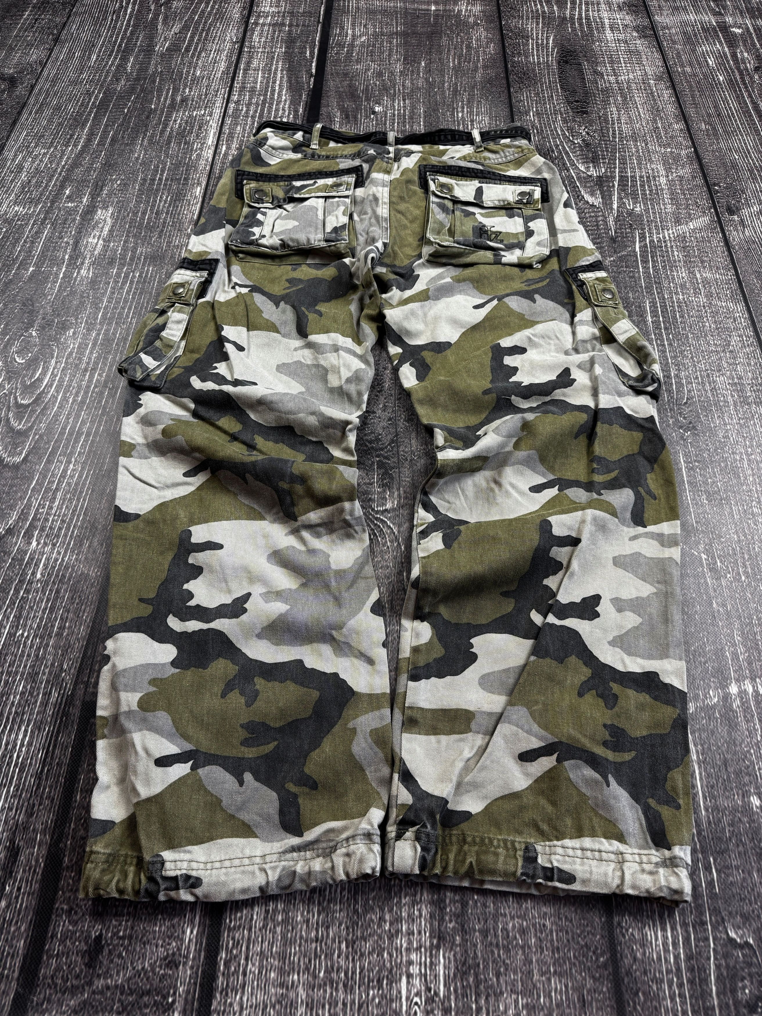 Vintage Vintage Rick Owens Junya Watanabe Style Military Jeans 90s Size US 30 / EU 46 - 2 Thumbnail