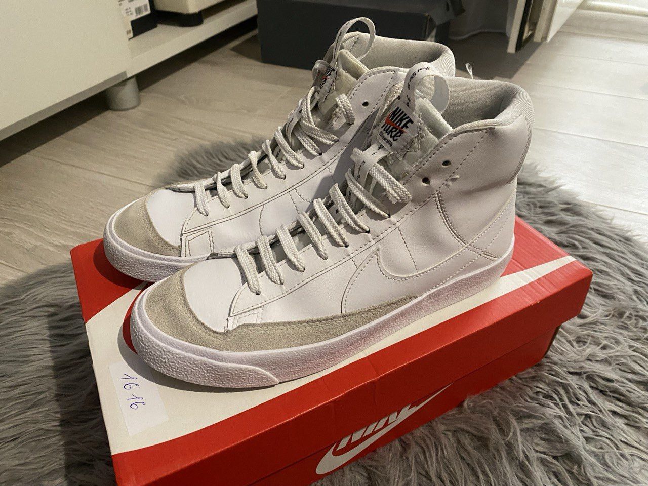 Nike Nike Blazer Mid 77 white Size US 6 / IT 36 - 3 Thumbnail