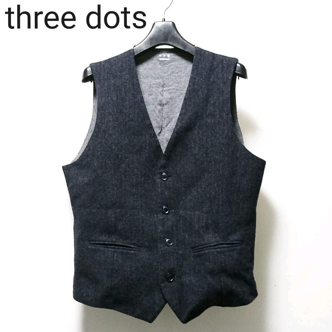Other Three Dots Wool Vest Size US M / EU 48-50 / 2 - 1 Thumbnail