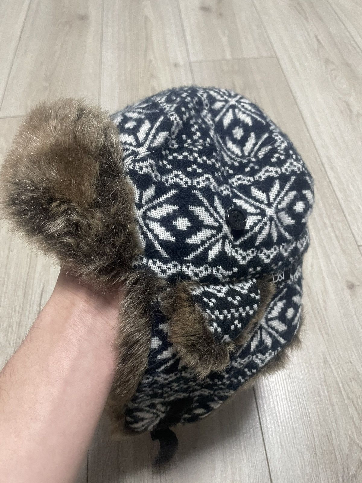Japanese Brand × Vintage Y2K Faux Fur Ushanka Ornament Vintage Fuzzy Warm Trapper Hat Size ONE SIZE - 6 Thumbnail