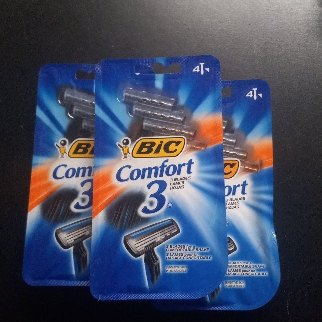 Bicycle MENS Bic comfort 3 ...3 pack of 4 razors Size ONE SIZE - 1 Thumbnail