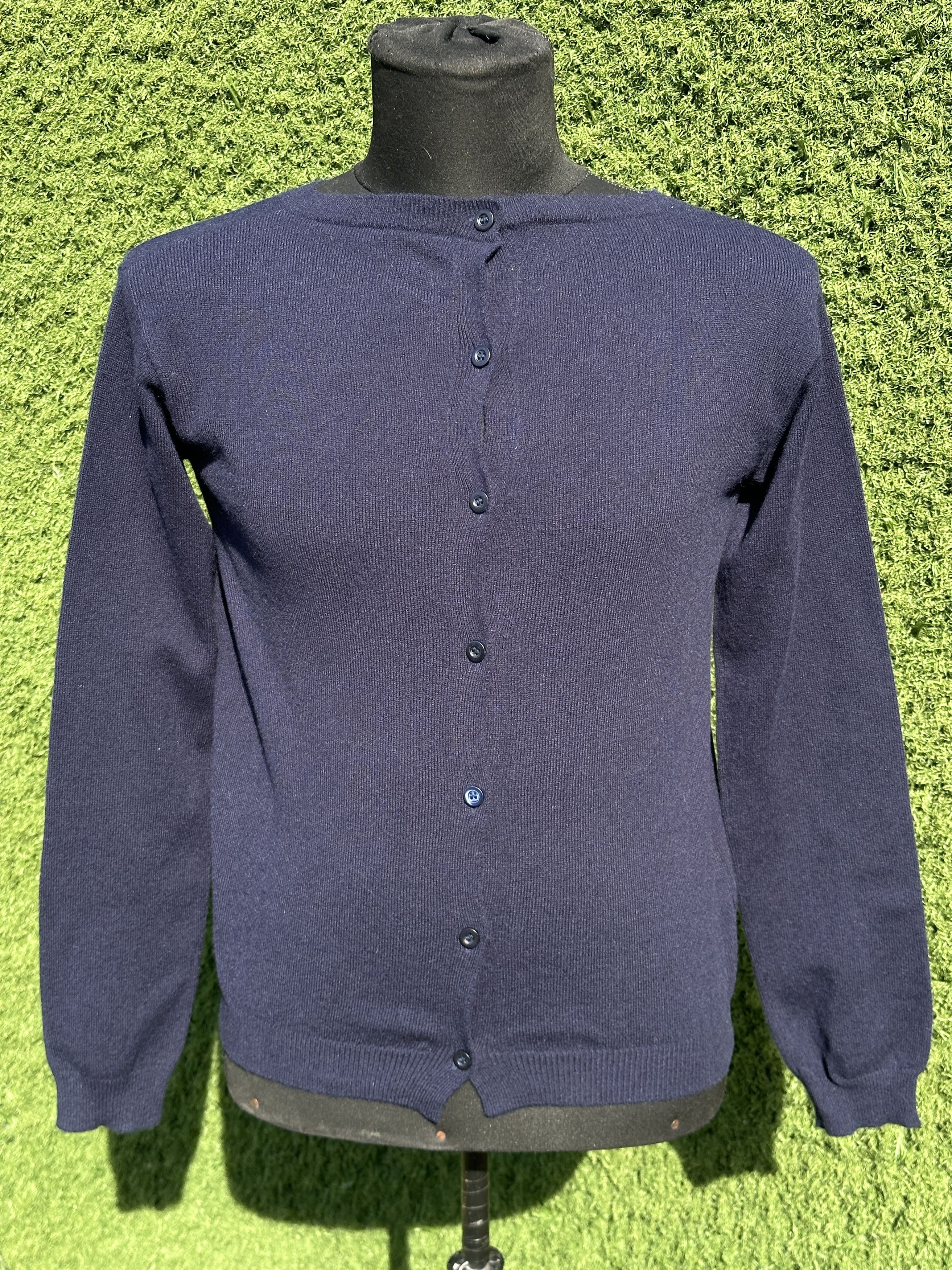 Prada Prada Button-Back Reversed Cardigan Size IT 42 Wool Knit Size M / US 6-8 / IT 42-44 - 3 Thumbnail