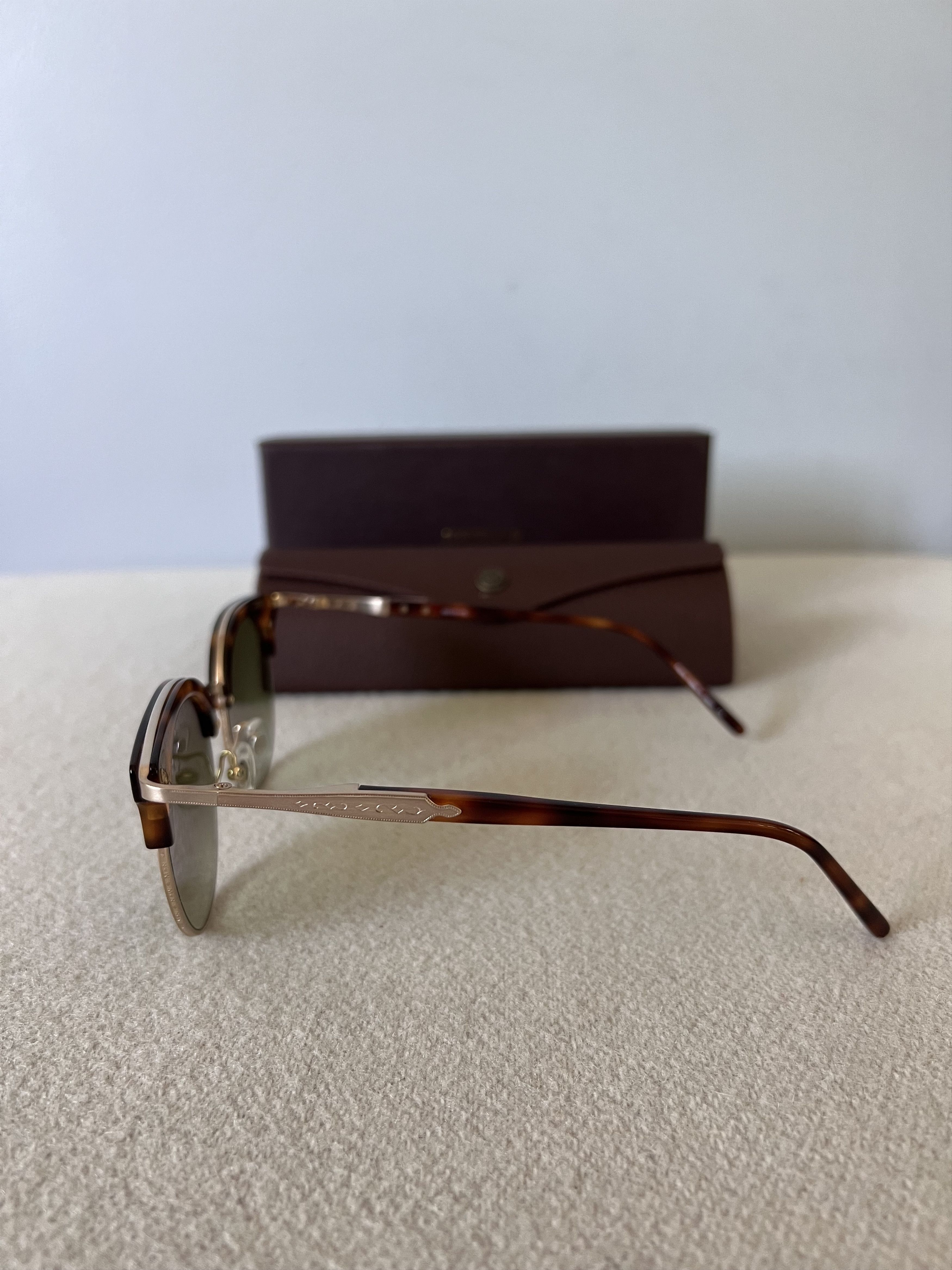Matsuda Matsuda M2046 Cat Eye Sunglasses in Demi Size ONE SIZE - 3 Thumbnail