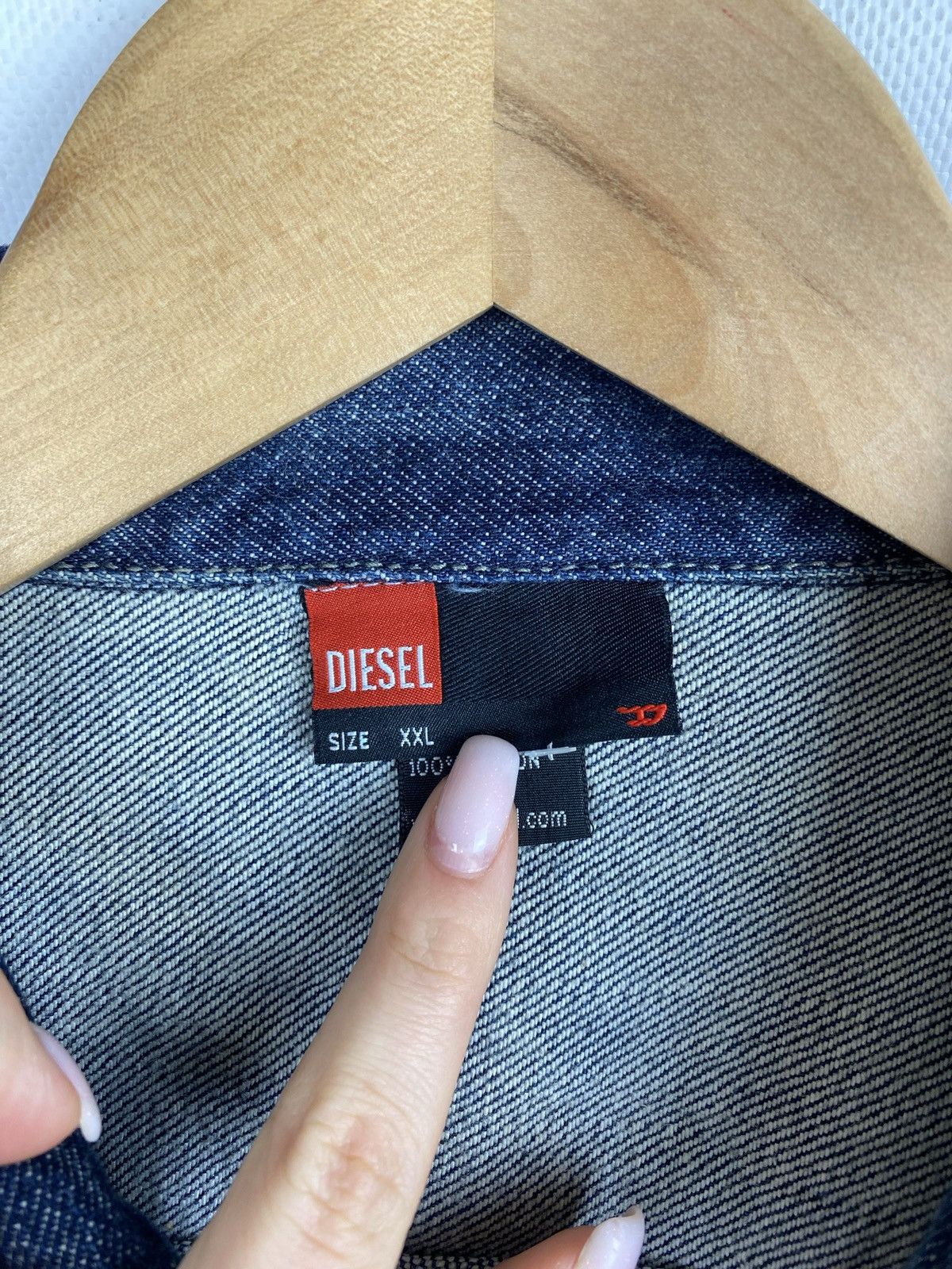 Diesel VTG 90s Diesel men’s denim trucker jacket size XXL Size US XXL / EU 58 / 5 - 13 Thumbnail