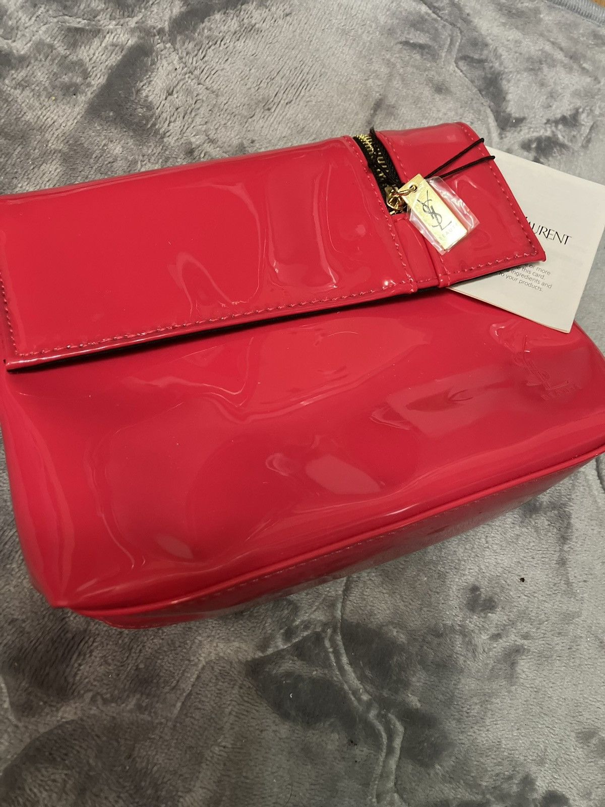 YSL patent cosmetics high quality bag