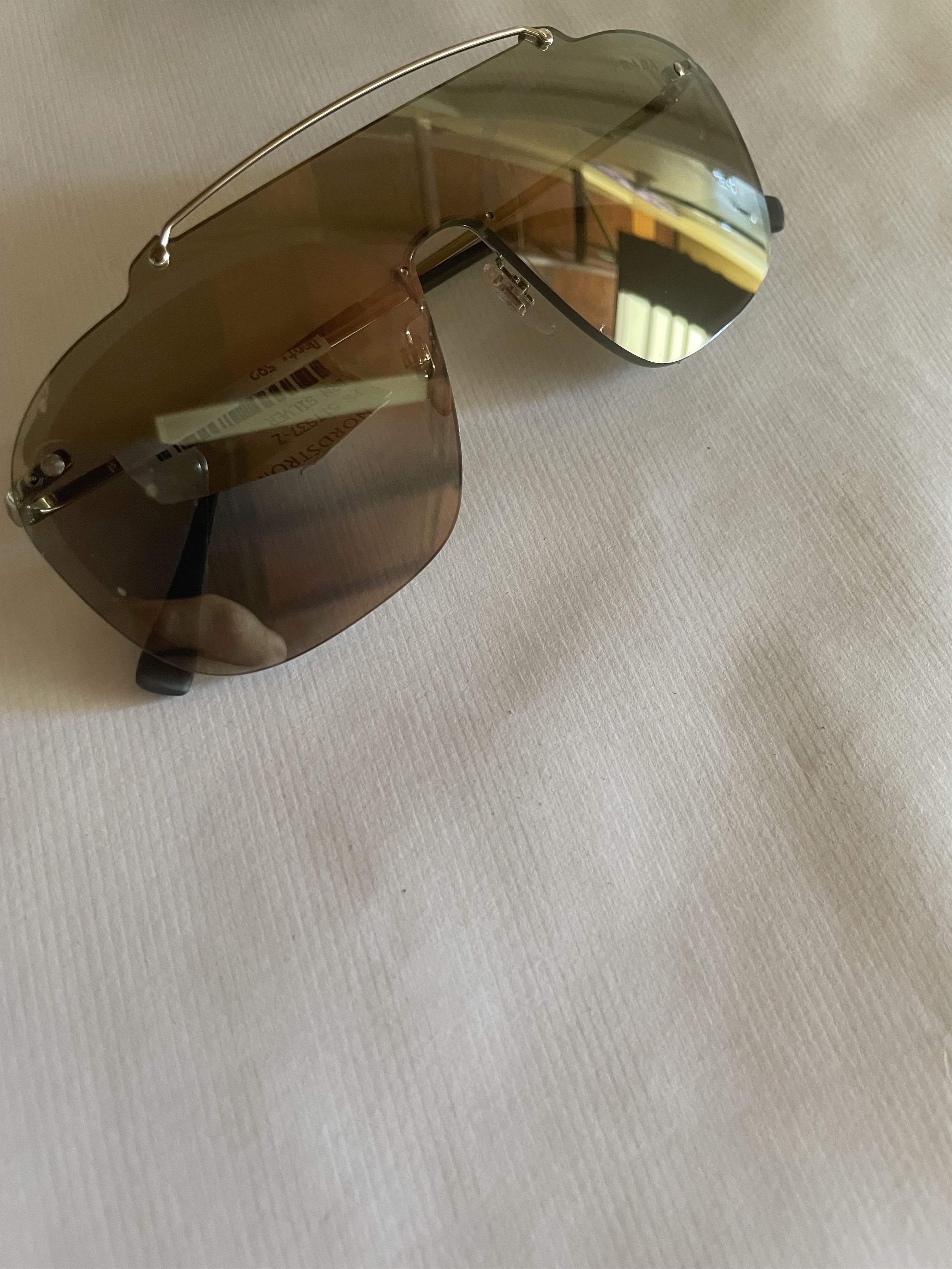Prada Prada SPS51T 1BC-128 Linea Rossa Sunglasses Size ONE SIZE - 8 Thumbnail