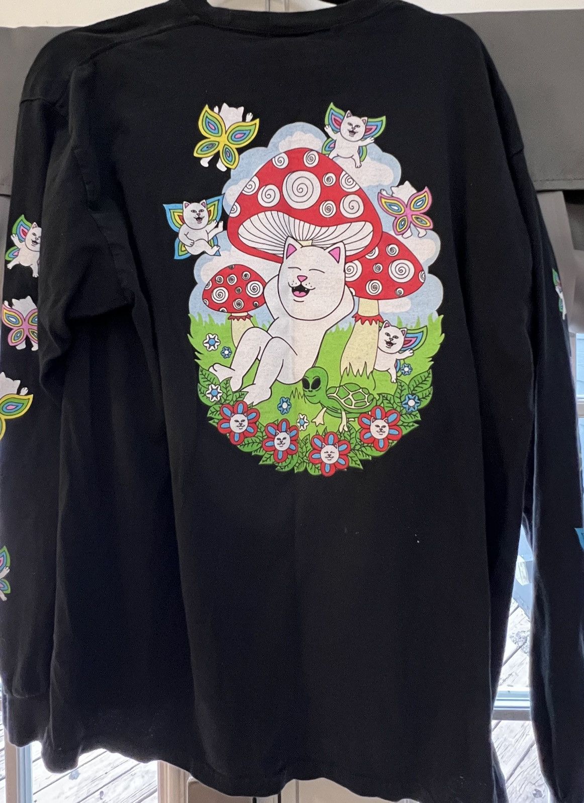 RIPNDIP Ripndip Butterfly Lord Nermal Long Sleeve Tee – XL Size US XL / EU 56 / 4 - 8 Thumbnail