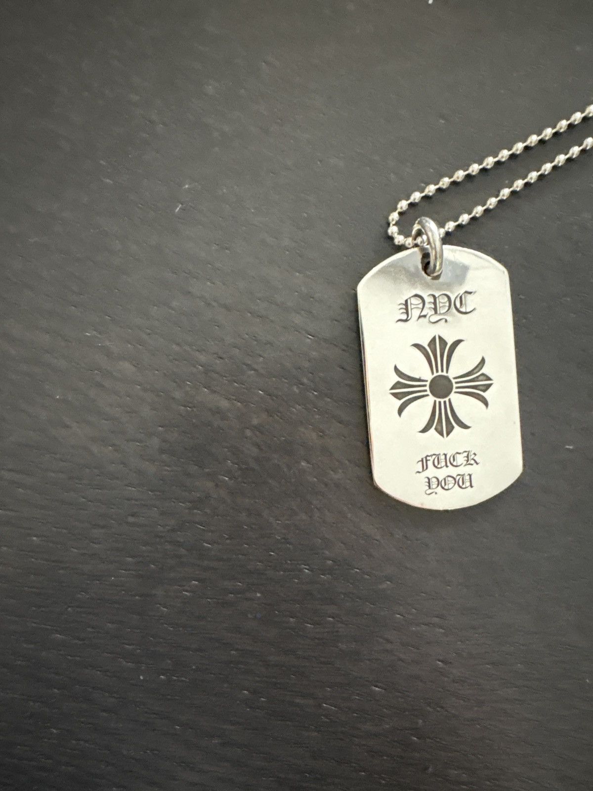 Chrome Hearts Chrome hearts dog tag silver necklace NYC exclusive Size ONE SIZE - 3 Thumbnail