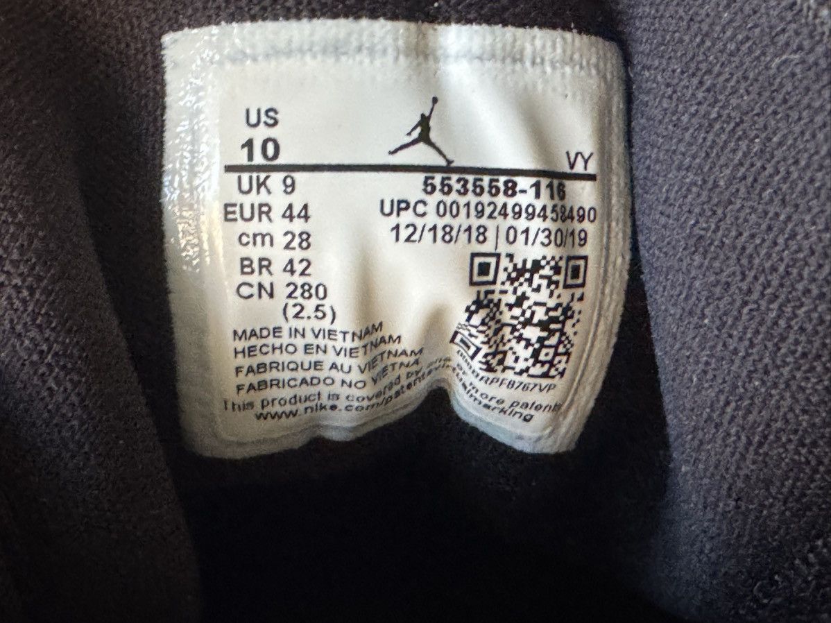 Jordan Brand (2019) 10 Jordan 1 Low Black Toe White OG Size US 10 / EU 43 - 7 Thumbnail