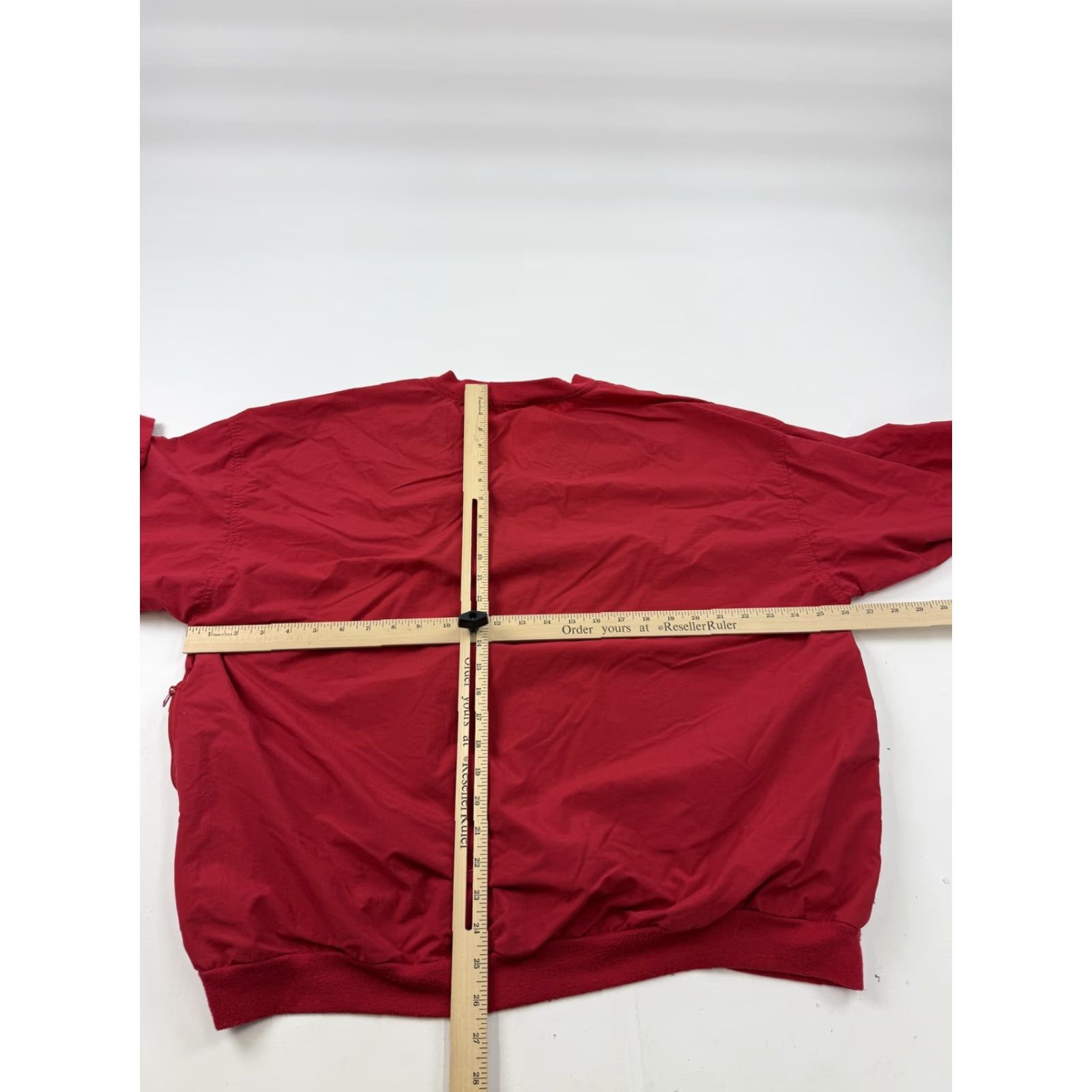 Vintage Columbia PFG Jacket Mens L Red V-Neck Packable Windbreaker Pullover Golf Jacket Size US L / EU 52-54 / 3 - 7 Thumbnail