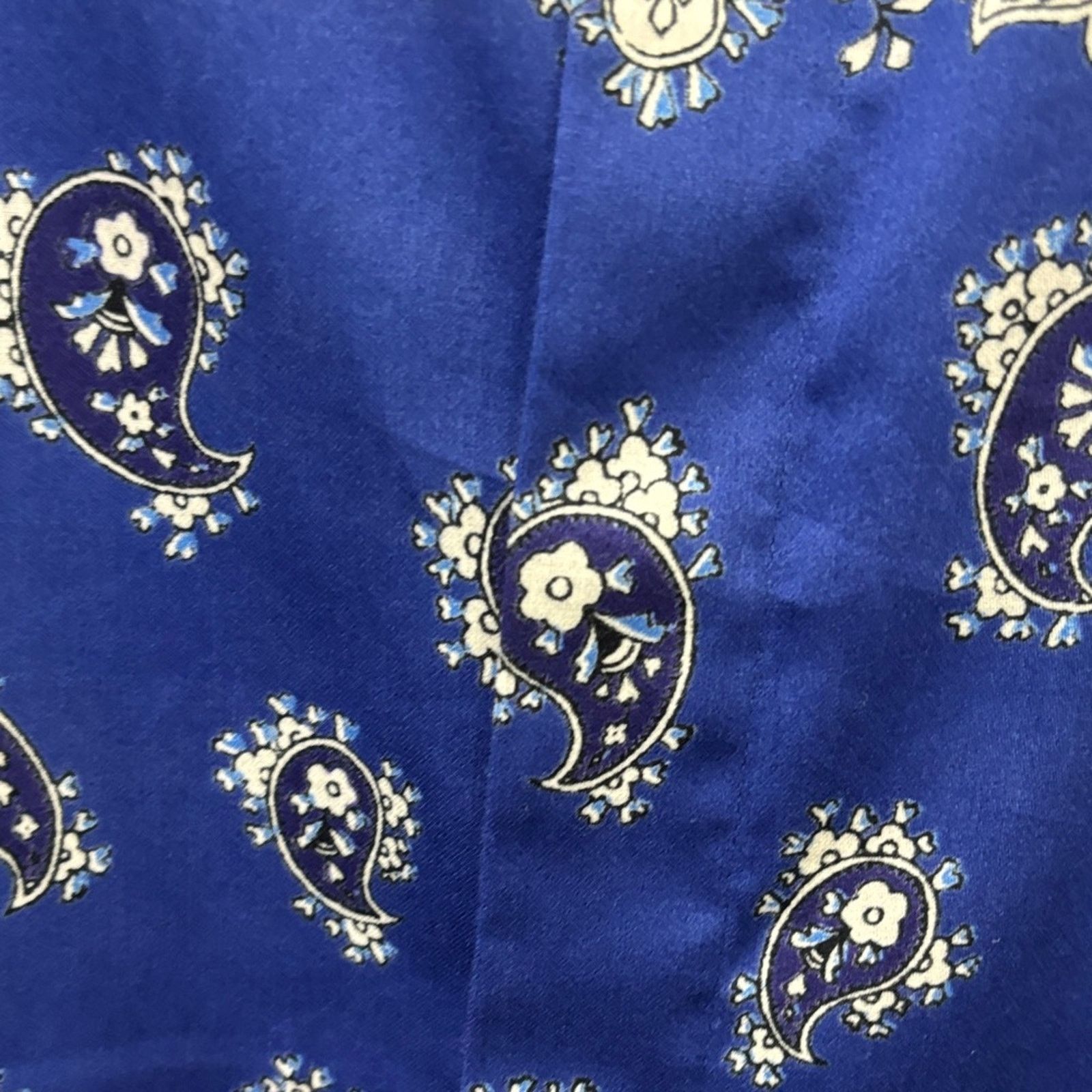 Etro NWT Etro Vibrant Blue and White Paisley Shirt Size L Size US L / EU 52-54 / 3 - 4 Thumbnail