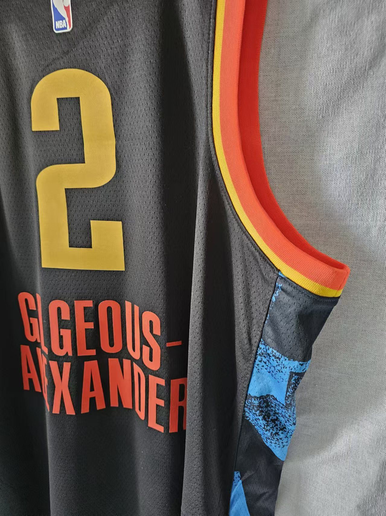 NBA Oklahoma City Thunder Shai Gilgeous-Alexander Jersey City Size US L / EU 52-54 / 3 - 3 Thumbnail