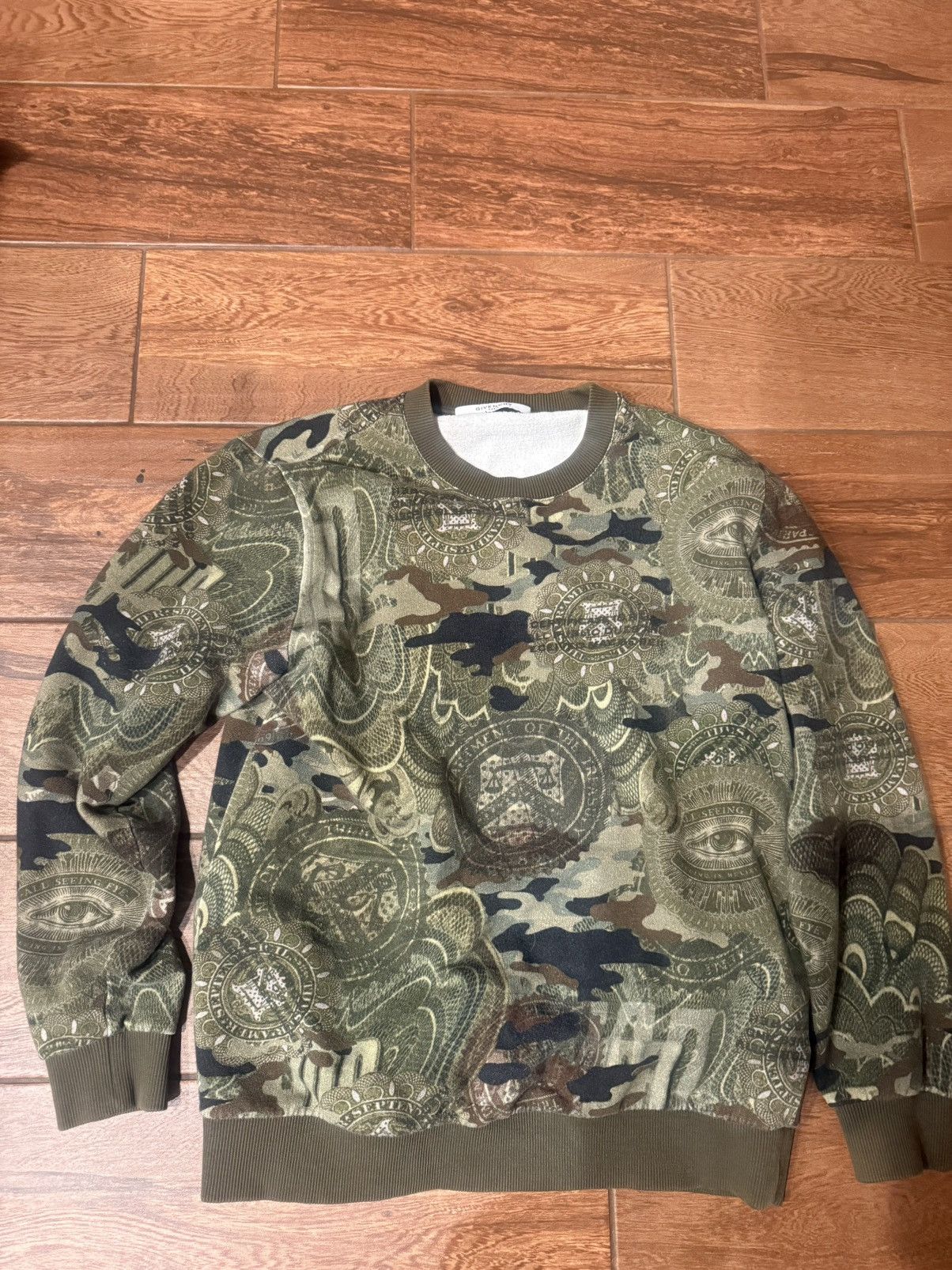 Givenchy Givenchy Camo Sweater Size US M / EU 48-50 / 2 - 1 Thumbnail