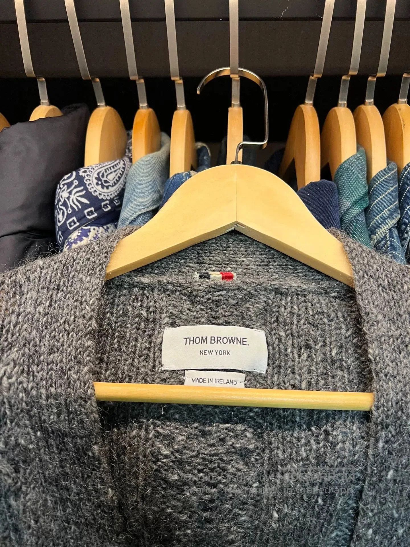 Thom Browne thom browne gray cardigan sweater. Size US M / EU 48-50 / 2 - 2 Thumbnail