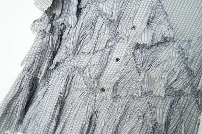 Dries Van Noten Dries Van Noten size:34 Mid-Length Ruched Hem Shirt Dress Size S / US 4 / IT 40 - 5 Thumbnail
