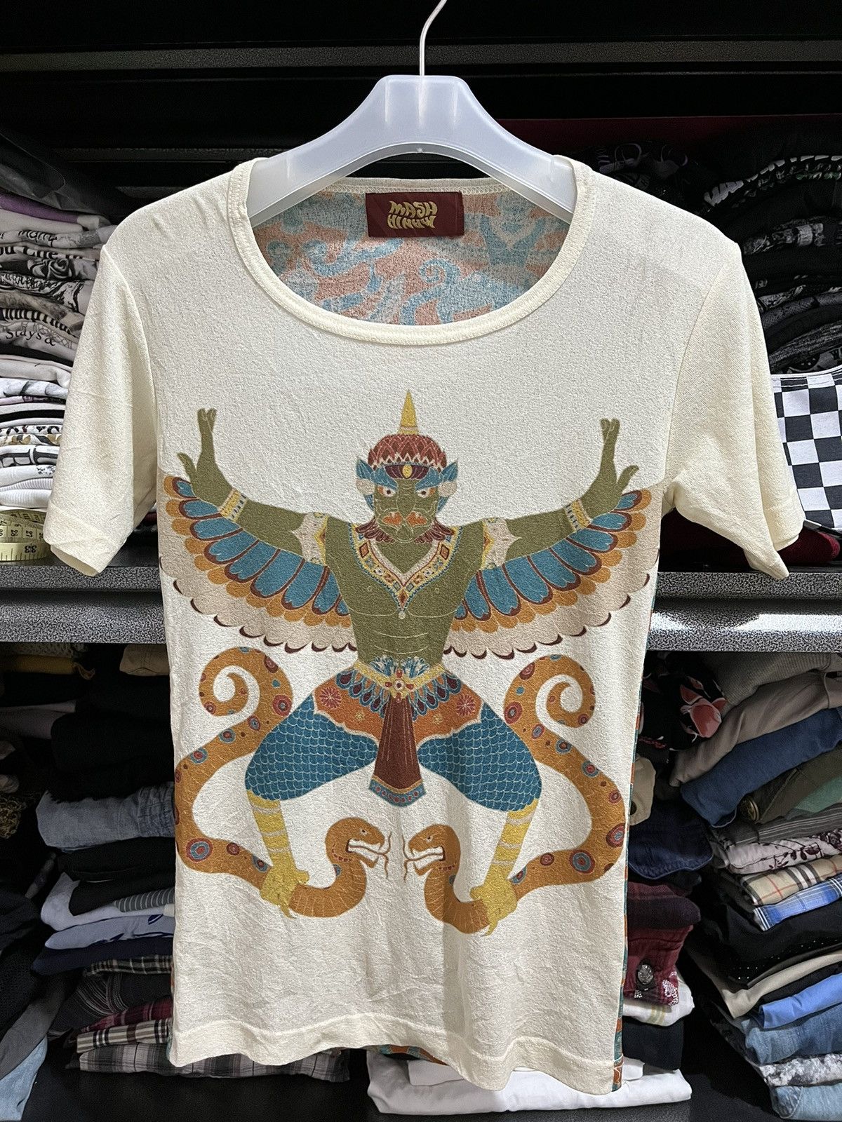 Japanese Brand 💸BINDINGOFFER💸Mashmania bali traditional printed mesh top Size S / US 4 / IT 40 - 1 Thumbnail