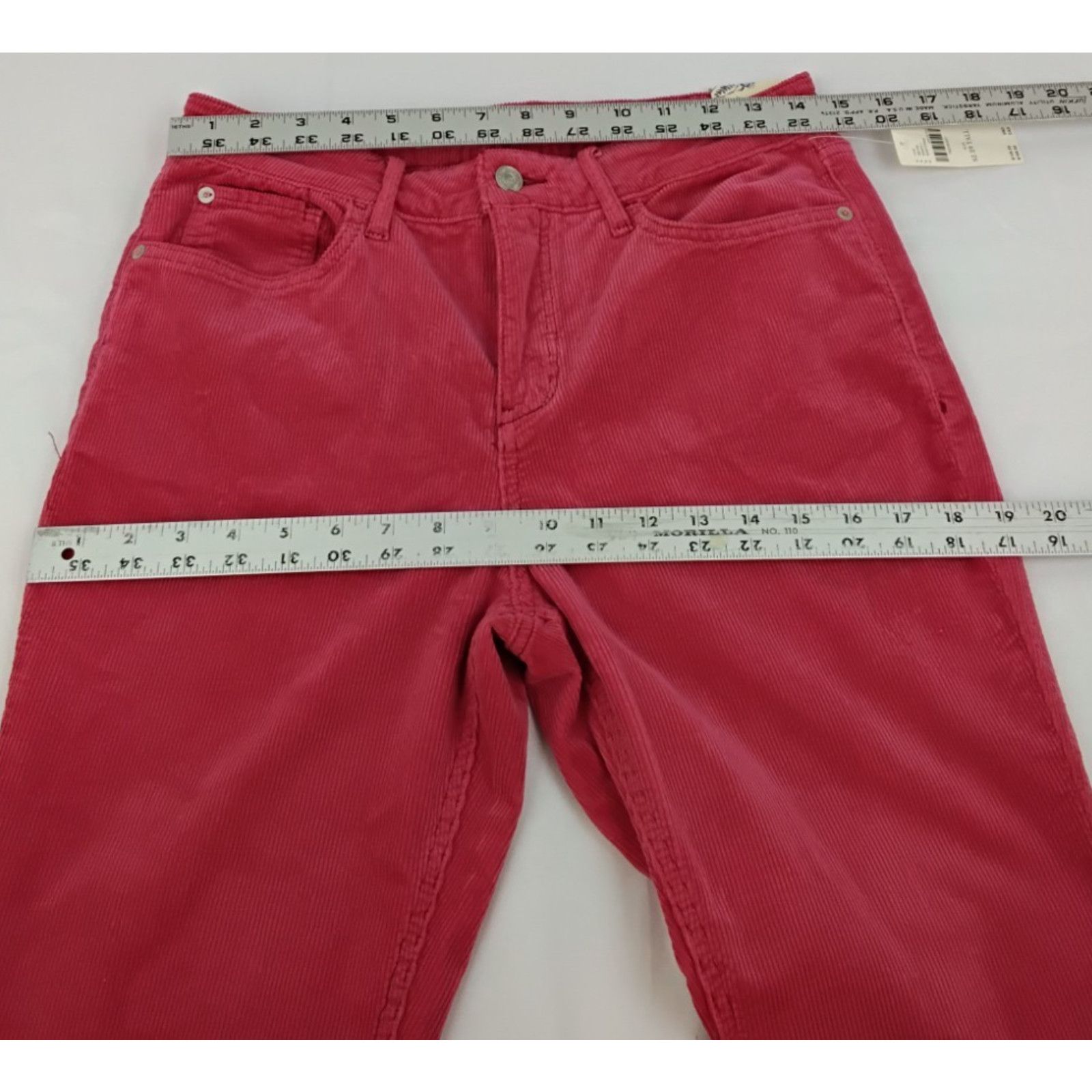 Anthropologie Anthropologie Pilcro Corduroy Pants Women's 29 Tall Pink NWT Size 29" - 14 Thumbnail