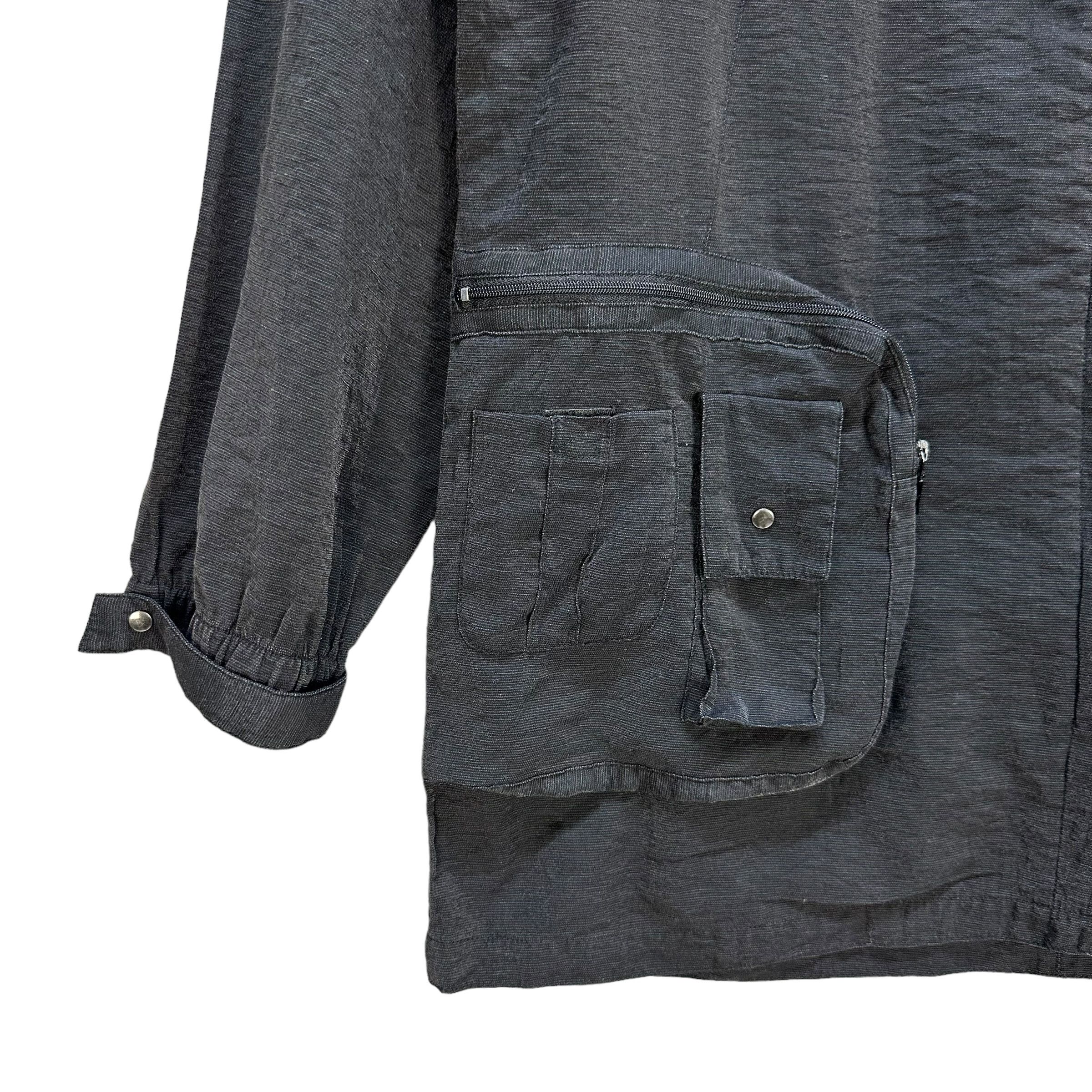Japanese Brand EFAN Multipocket Avant Garde Jacket #A30-0688 Size M / US 6-8 / IT 42-44 - 4 Thumbnail