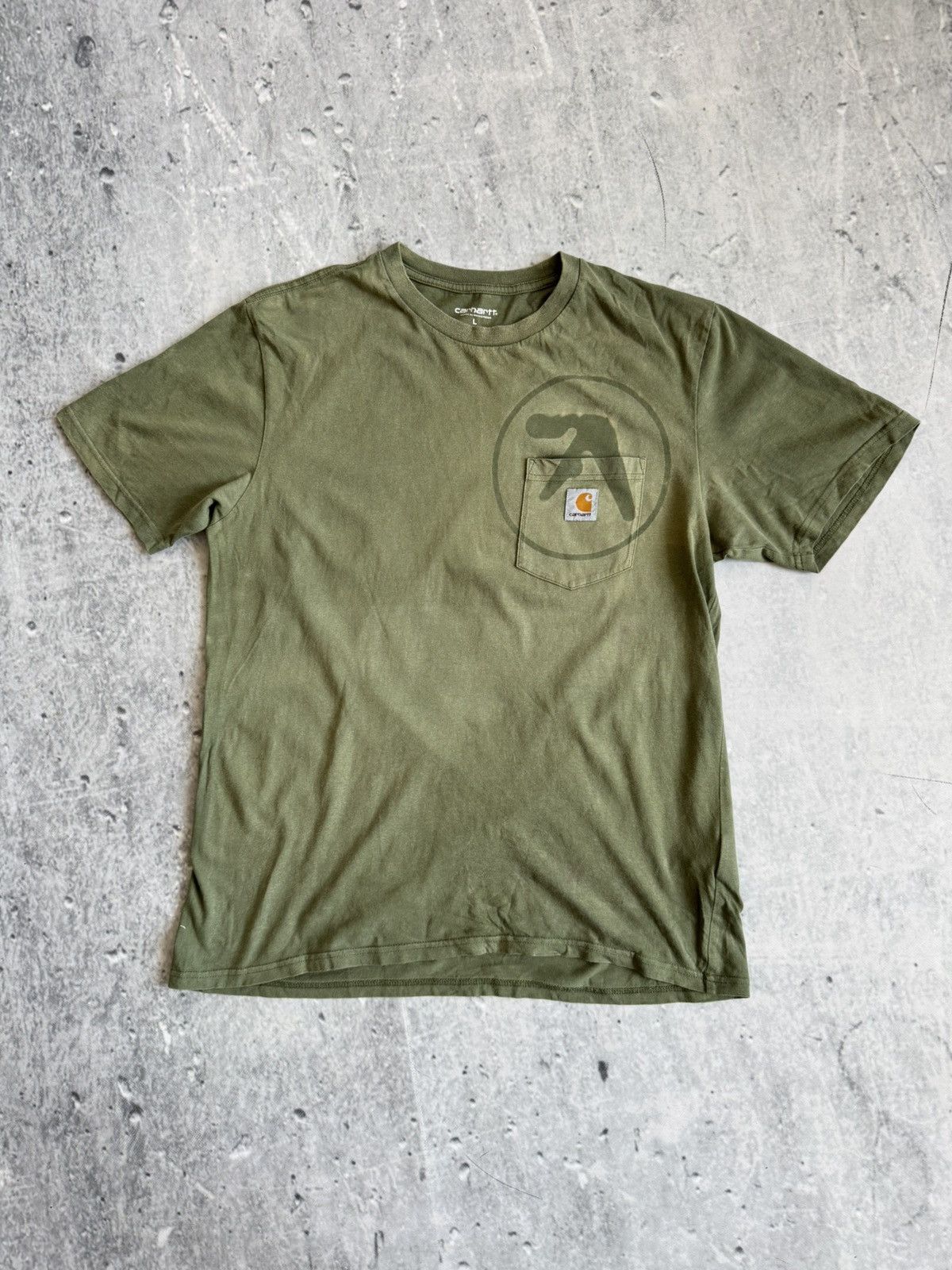 Carhartt × Vintage 😍Awesome Aphex x Carhartt handmade sunfade tee Size US L / EU 52-54 / 3 - 1 Thumbnail