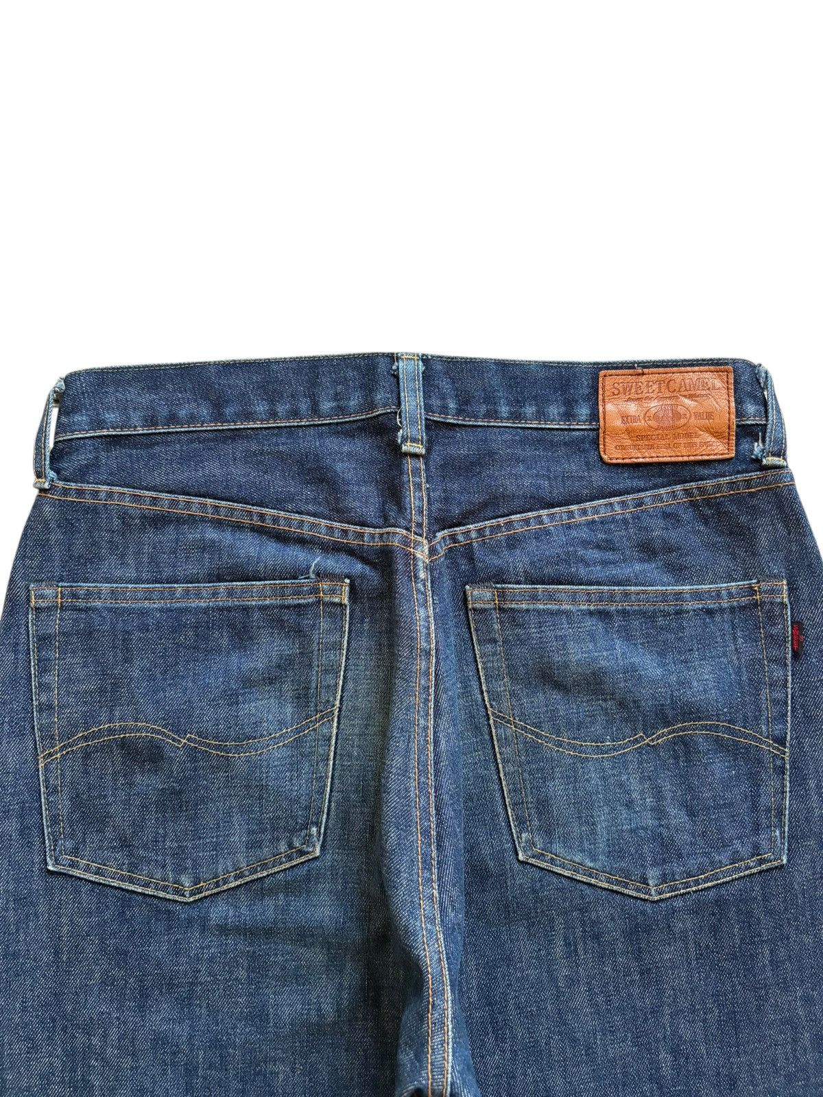 Japanese Brand Vintage Japanese Brand Blue Wash Distressed Baggy Jeans Size 32" / US 10 / IT 46 - 8 Thumbnail