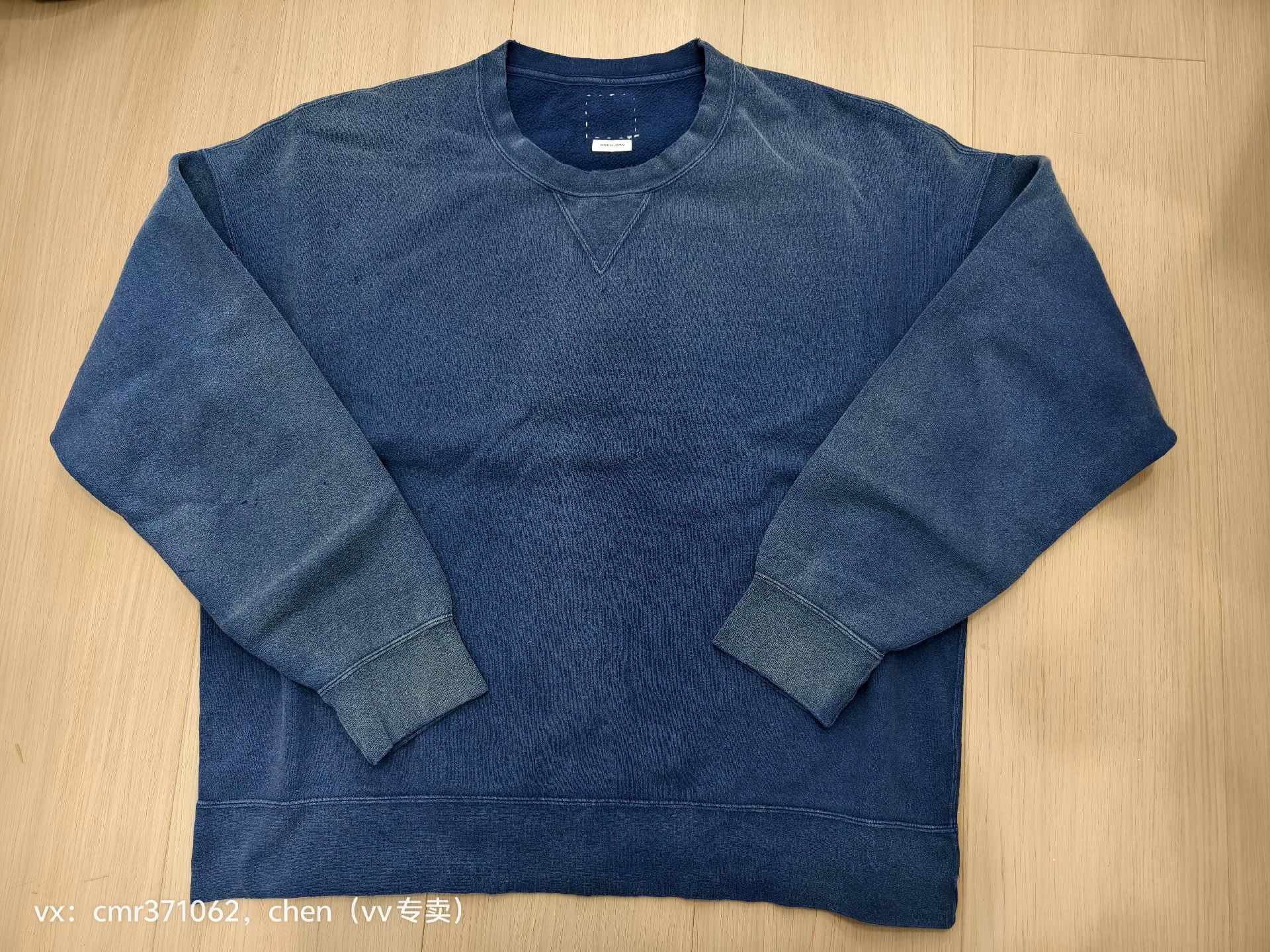Visvim visvim 25SS Jumbo SB SweatCrash Navy 3 Distressed Size US L / EU 52-54 / 3 - 1 Thumbnail
