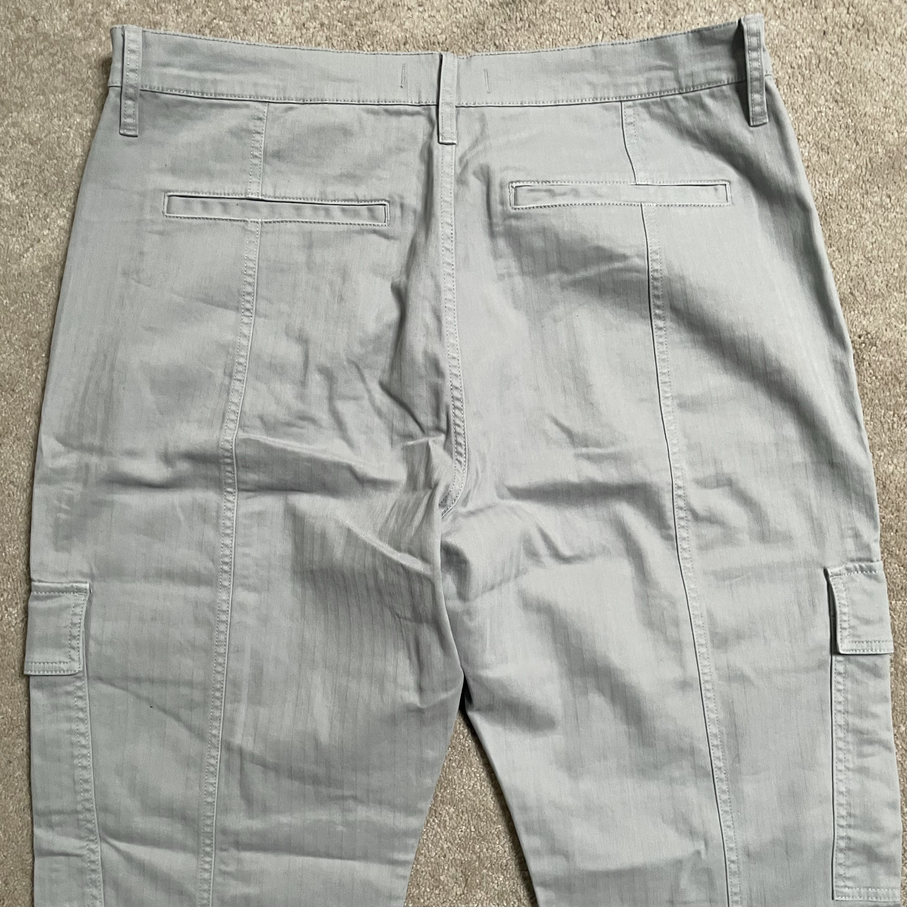 Madewell Madewell Garment Dyed Herringbone 90s Straight Cargo Pants Size 36" / US 14 / IT 50 - 8 Thumbnail