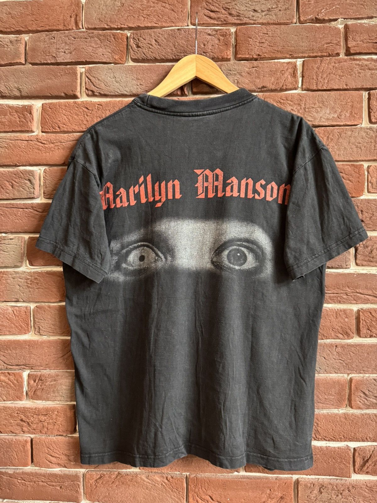 Band Tees Rare Vintage 90s Marilyn Manson Antichrist Metal Band Tee Size US L / EU 52-54 / 3 - 2 Thumbnail