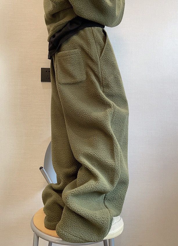 Japanese Brand × Vintage Outdoor retro cleanfit fuzzy fleece baggy pants Size US 30 / EU 46 - 3 Thumbnail