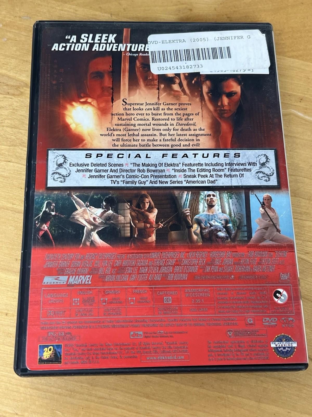 Other ELEKTRA - DVD Widescreen "not new, still Good to mint" Size ONE SIZE - 7 Thumbnail