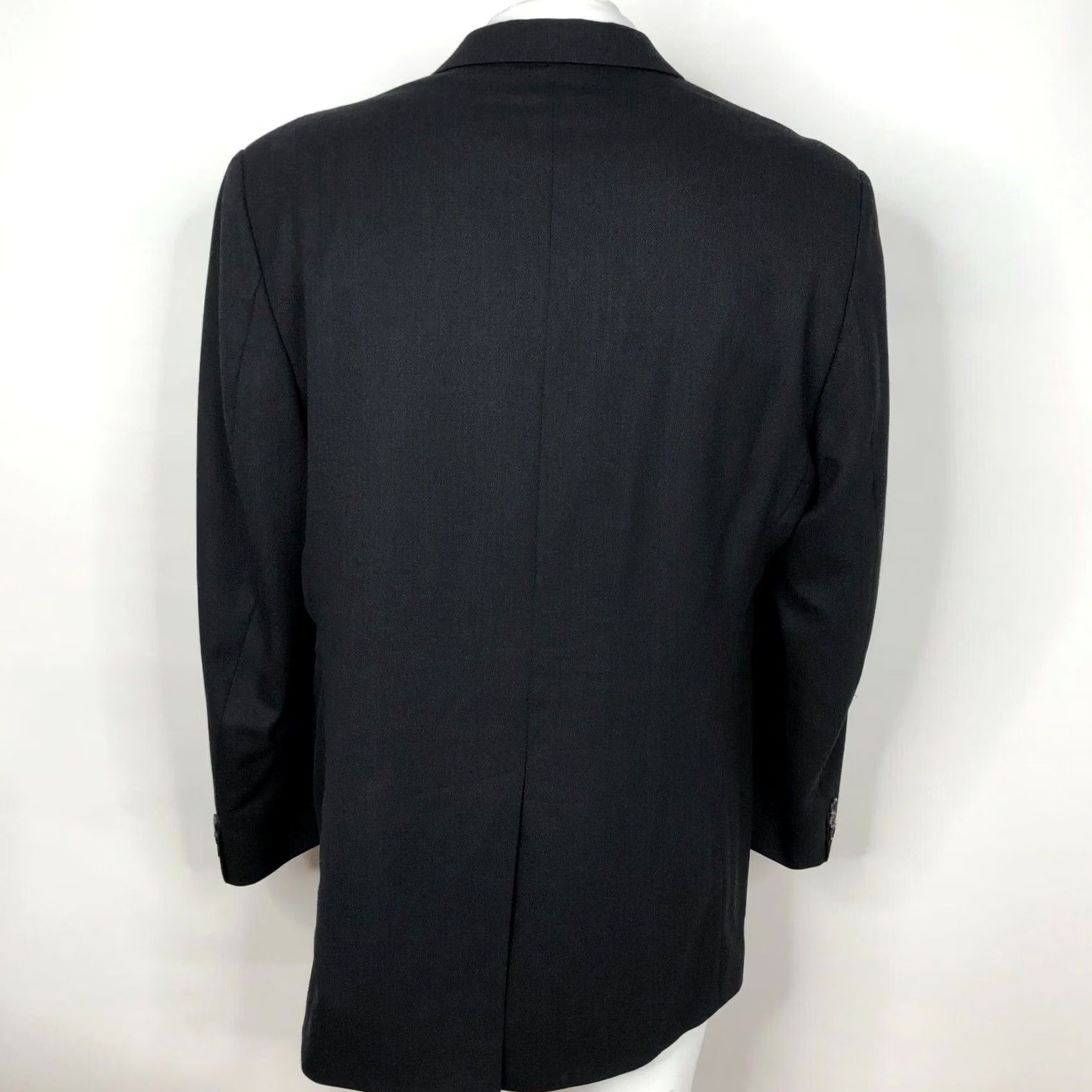 Ralph Lauren Lauren Ralph Lauren Blazer Jacket Gray 42R Men 100% Wool Blend Three-Button Single-Breasted Notch Lapel Regular Fit Vintage No Size 42R - 6 Thumbnail