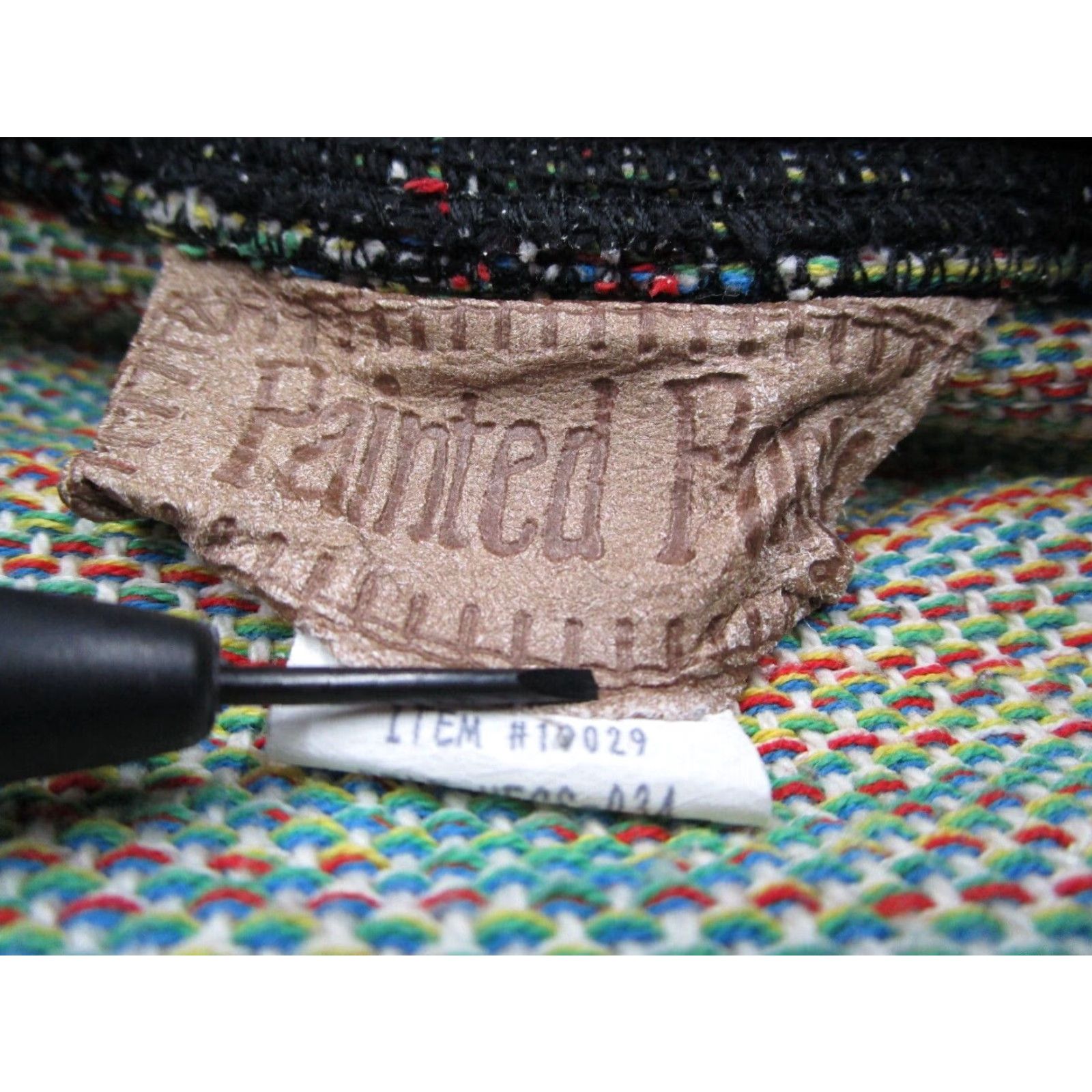 PONY VINTAGE Painted Pony Sweater Women Large Black Holiday Tapestry 90s Size L / US 10 / IT 46 - 2 Thumbnail