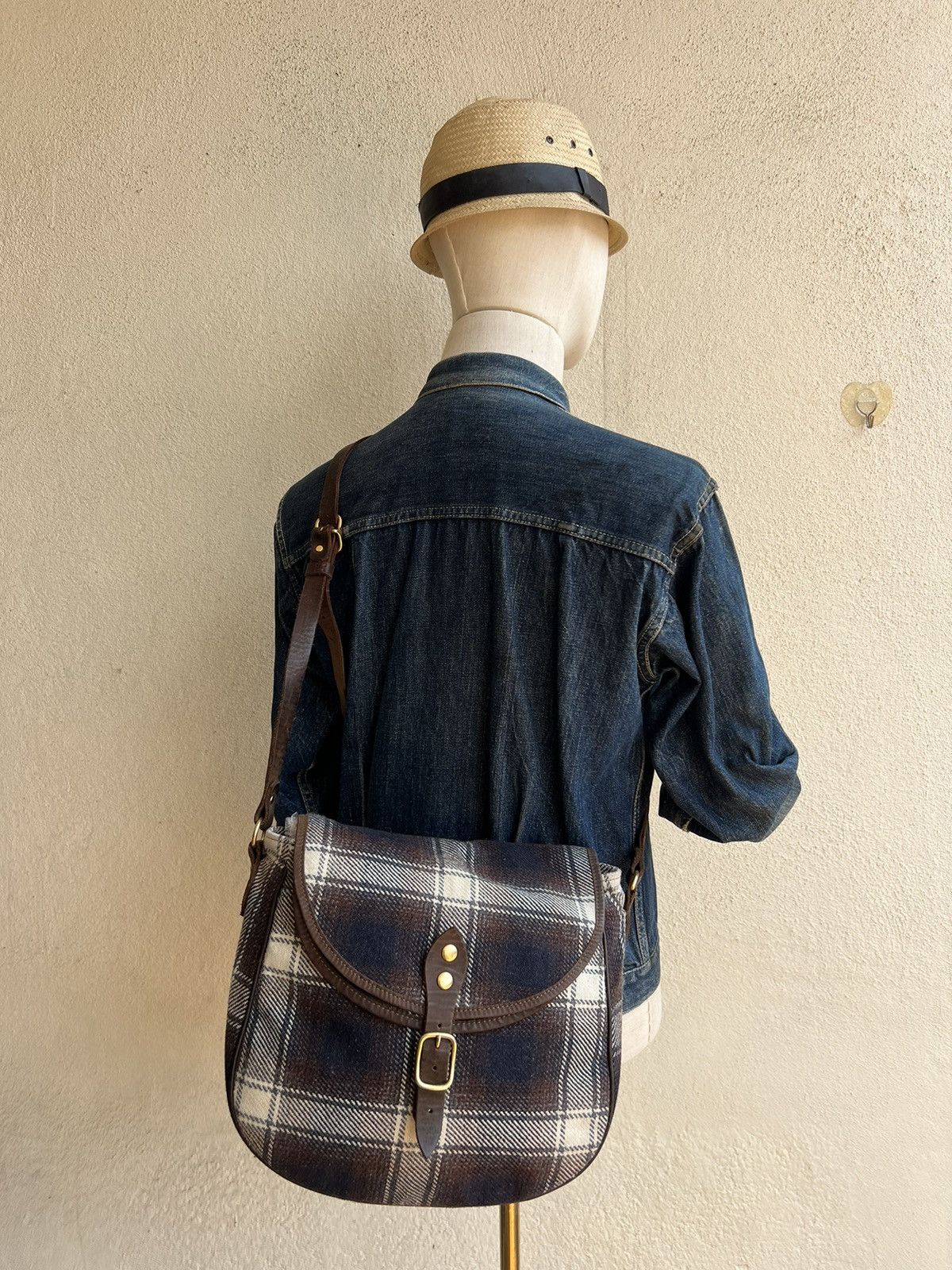 Vintage A.P.C. Plaid Bag