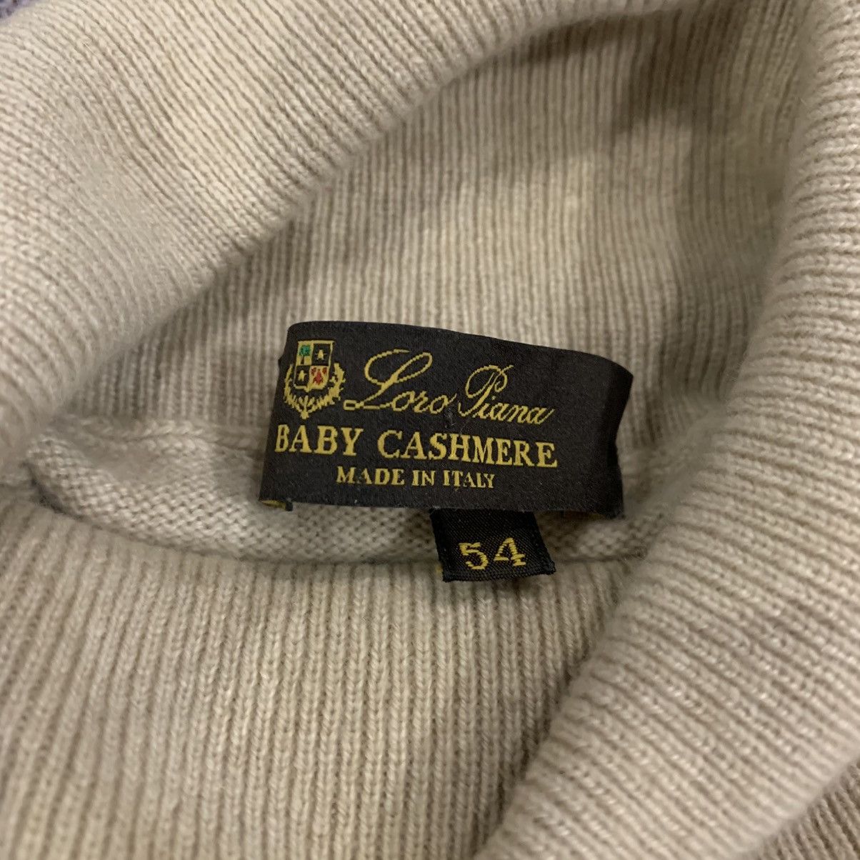Loro Piana Loro Piana Men’s Turtleneck Baby Cashmere Size 54 L-XL Size US XL / EU 56 / 4 - 19 Thumbnail